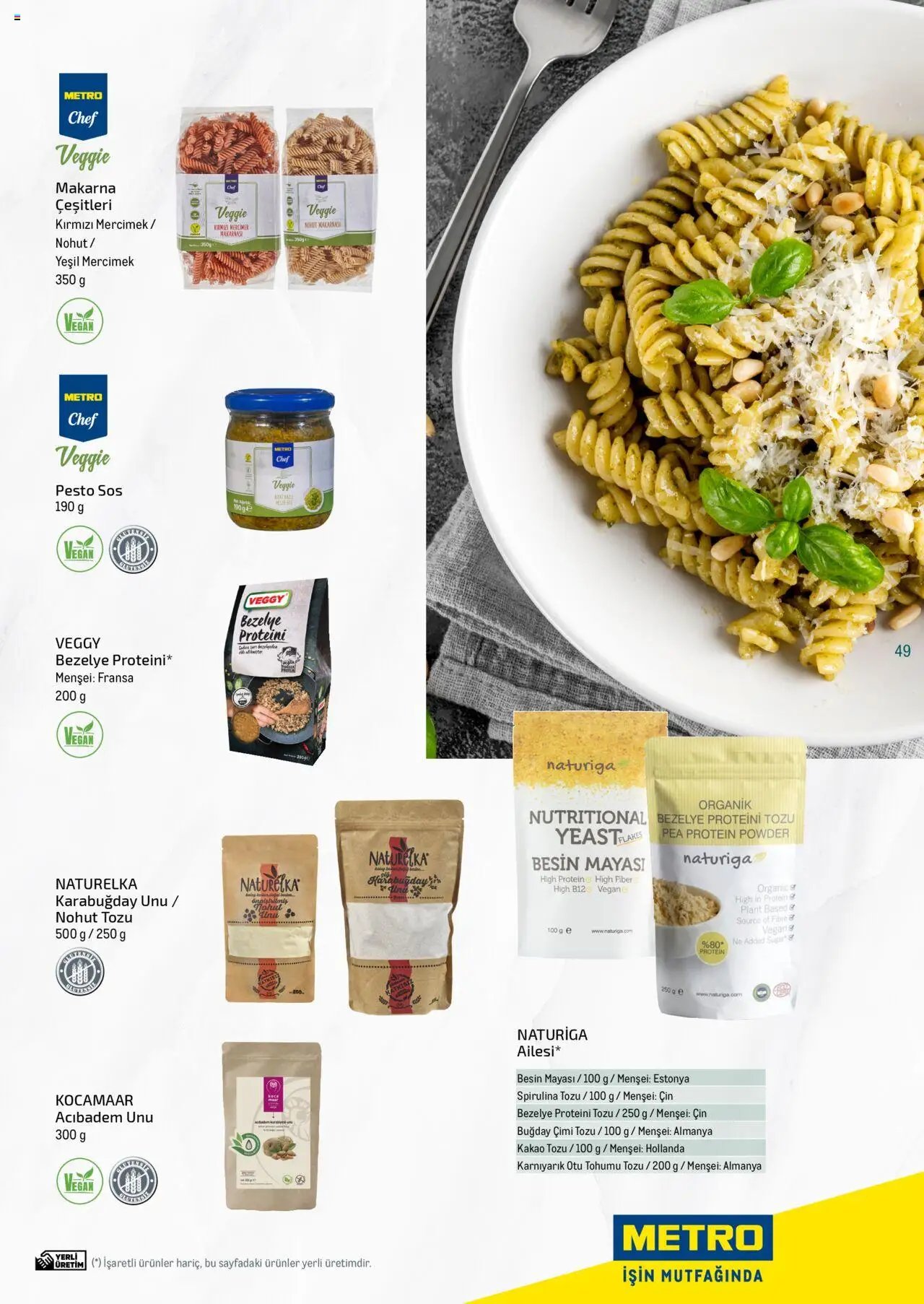 Metro Bitki Bazlı ve Vegan