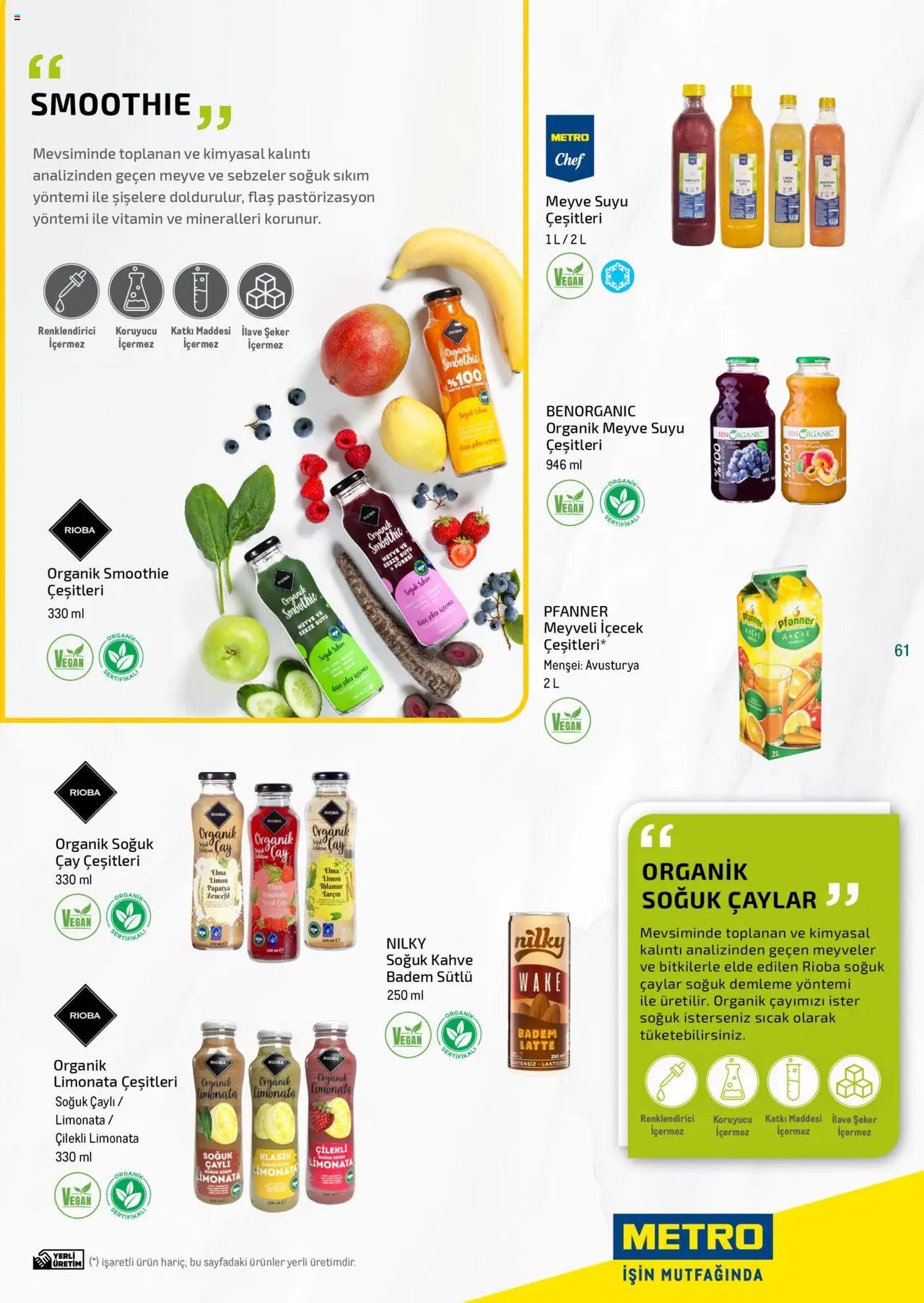 Metro Bitki Bazlı ve Vegan
