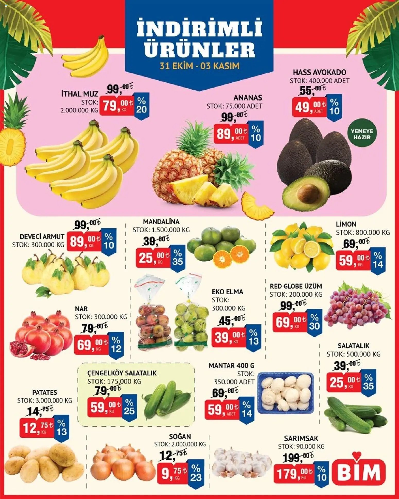 BİM Meyve Sebze