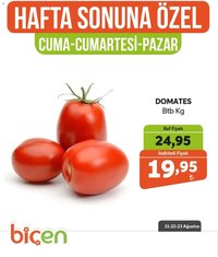 Biçen Market - Hafta Sonuna Özel - Sebze İndirimi