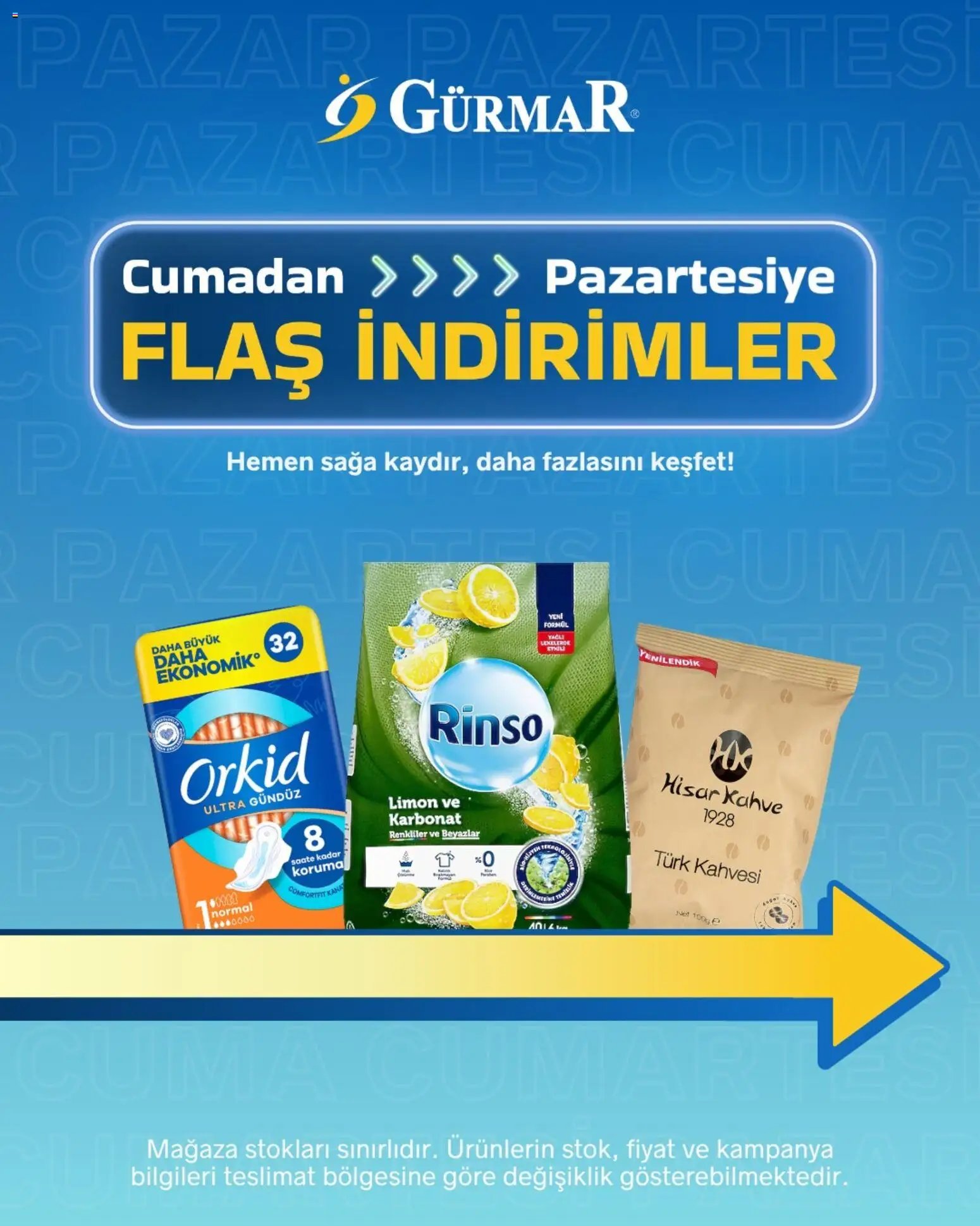 Gürmar - Flaş indirimler