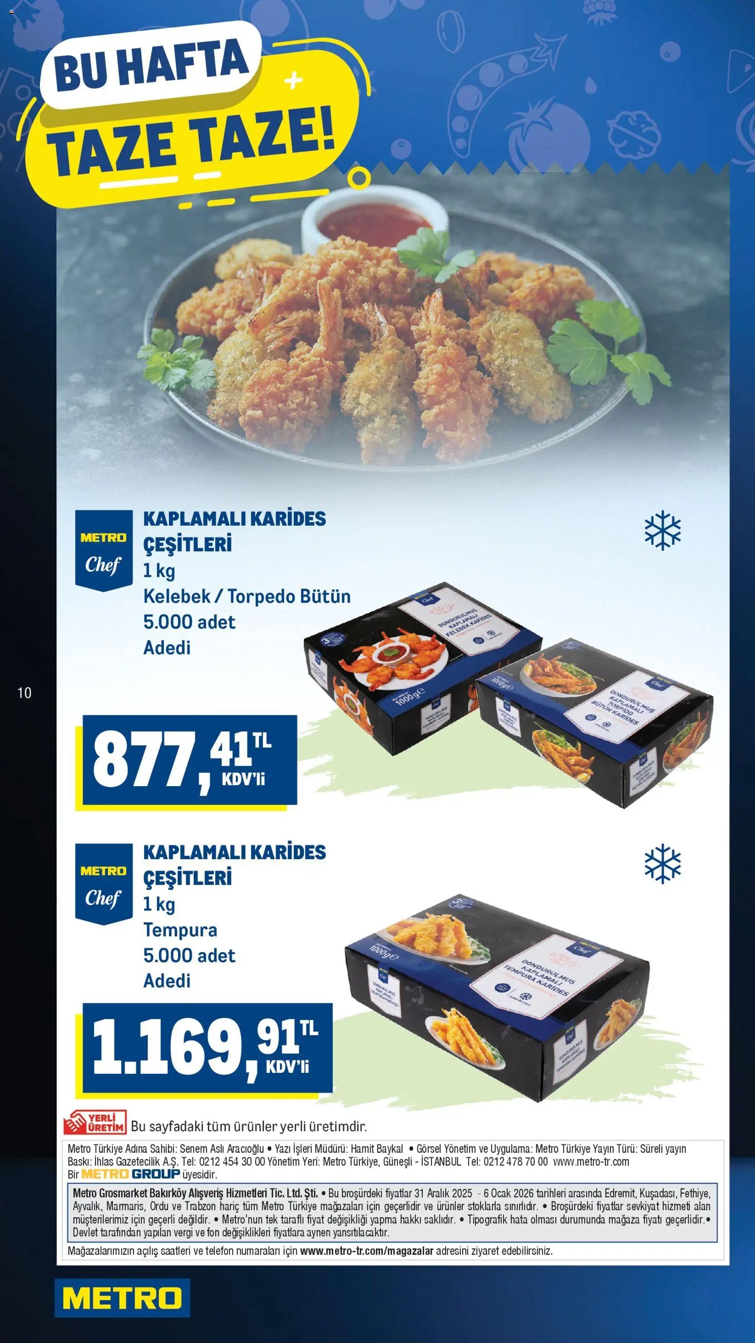 Metro - Taze Ürünler