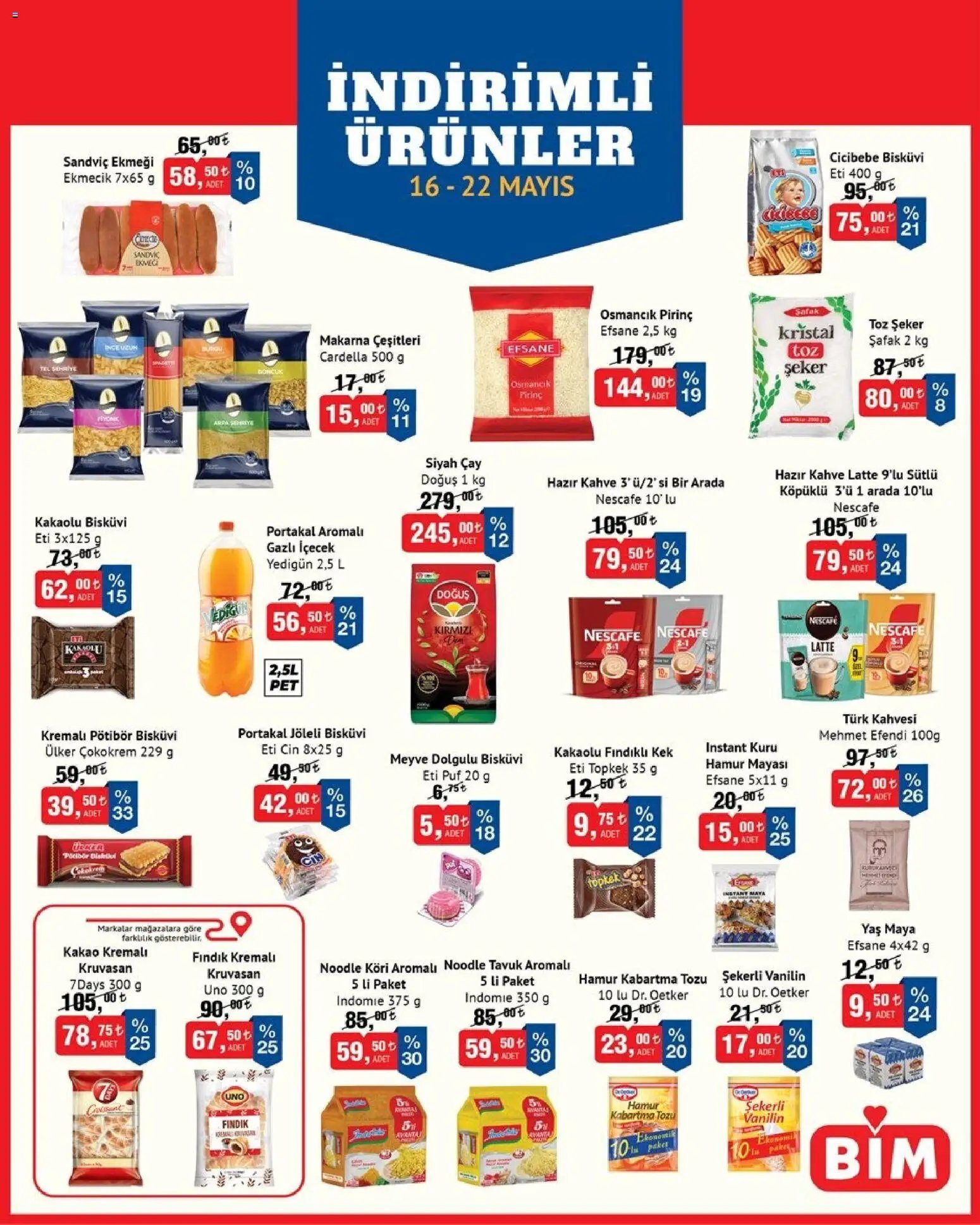 BİM - İndirimli Ürünler