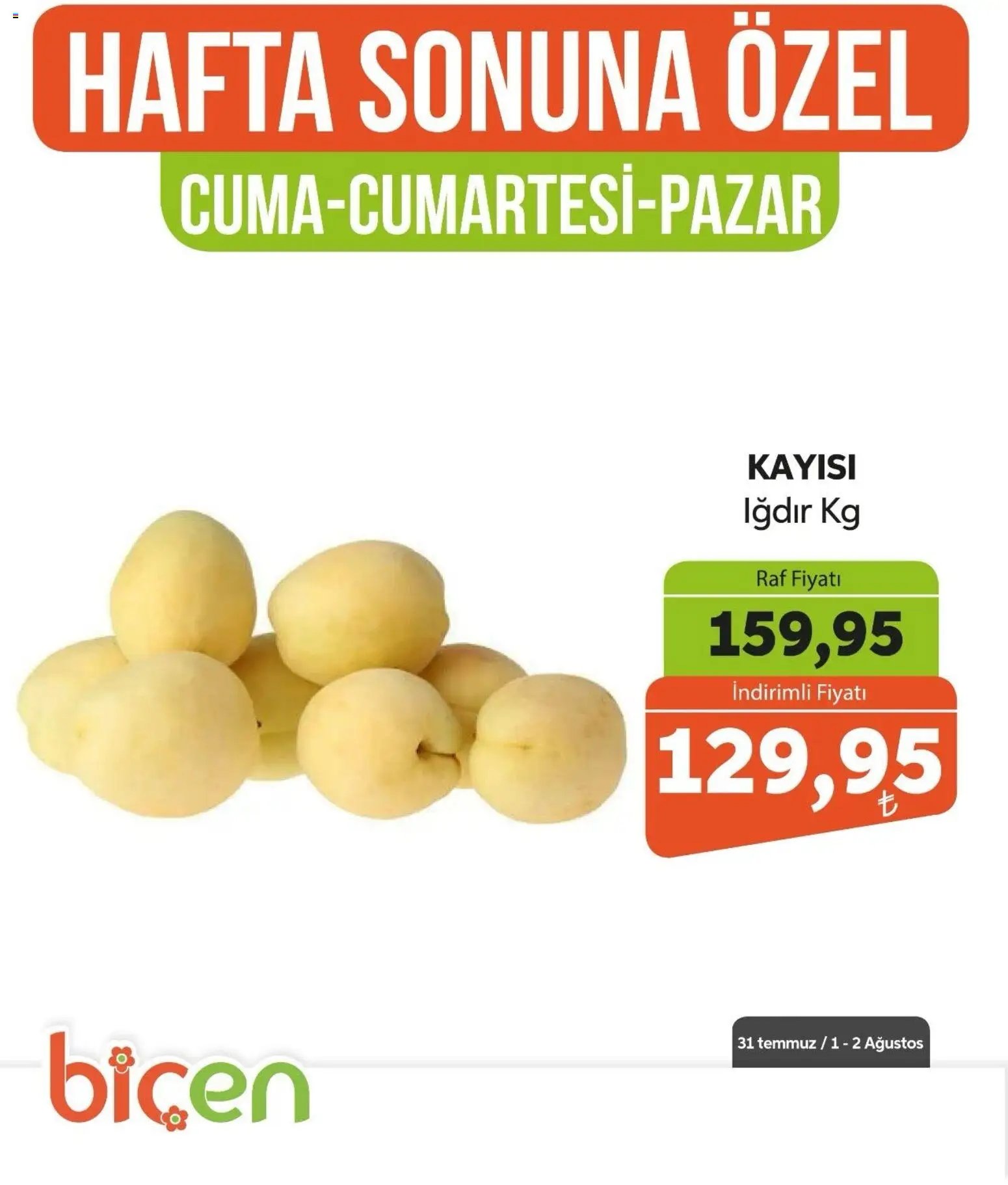 Biçen Market - Hafta Sonuna Özel - Meyve İndirimi