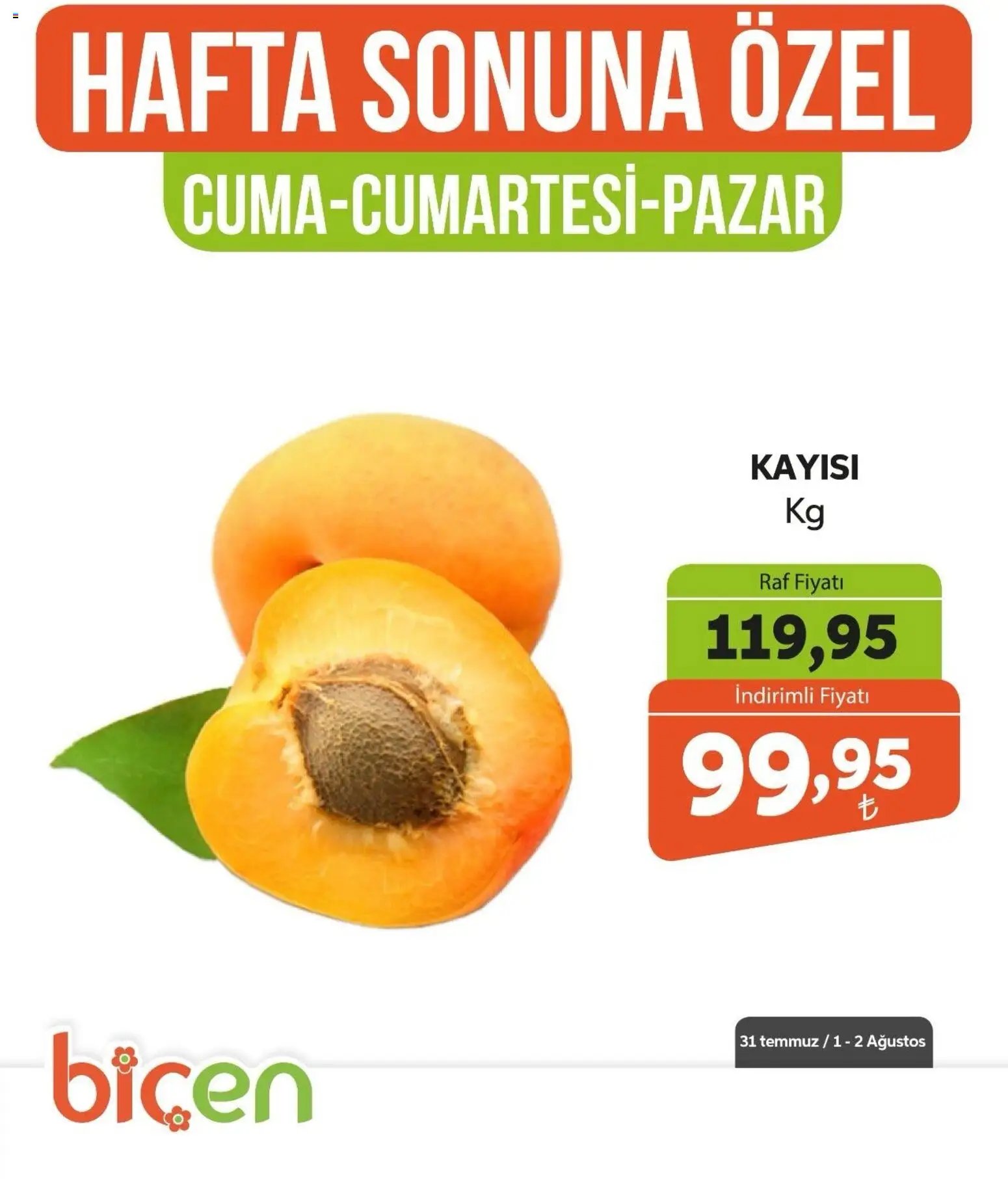 Biçen Market - Hafta Sonuna Özel - Meyve İndirimi