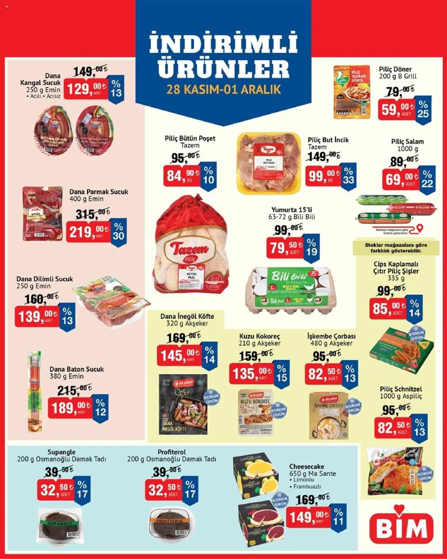 BİM İndirimli Ürünler