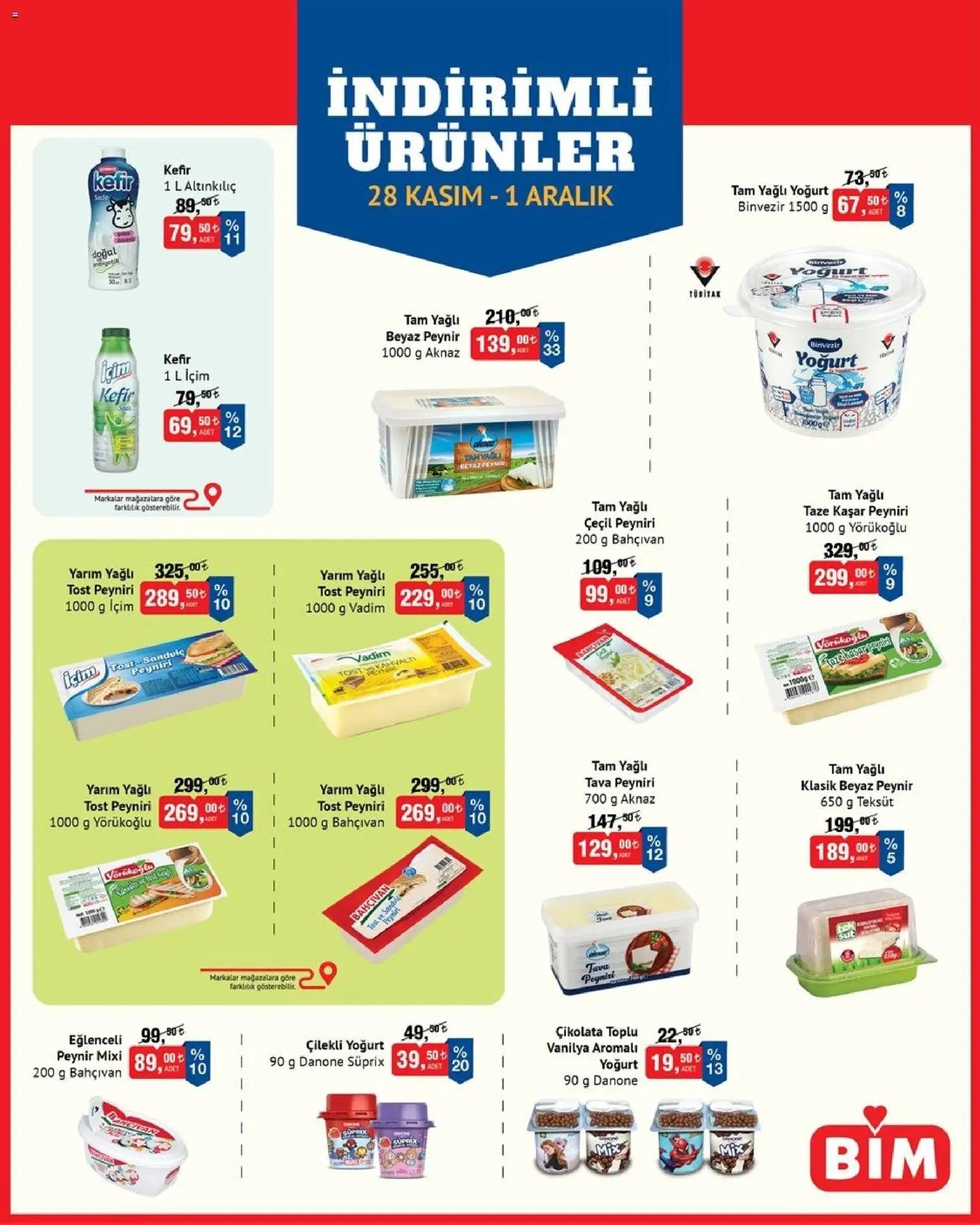 BİM İndirimli Ürünler