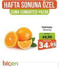 Biçen Market Hafta Sonuna Özel - Meyve İndirimi