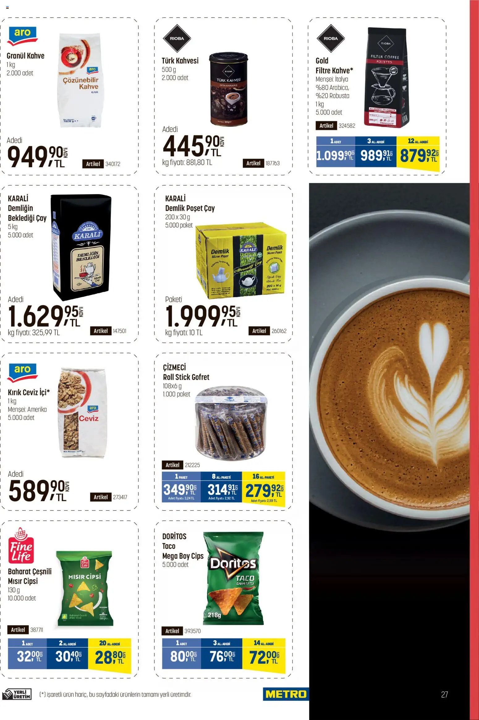 Metro - Fast Food Kataloğu