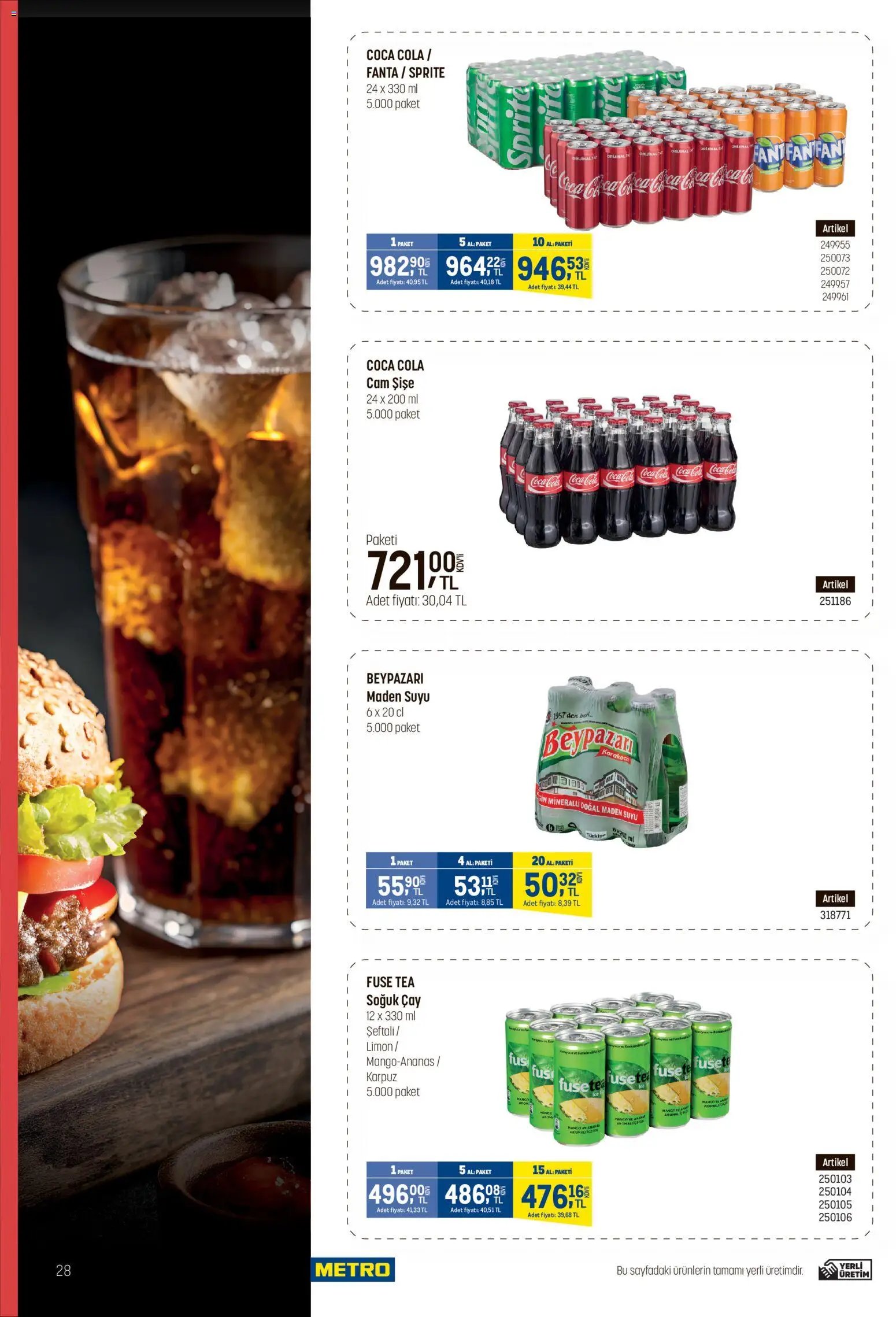 Metro - Fast Food Kataloğu