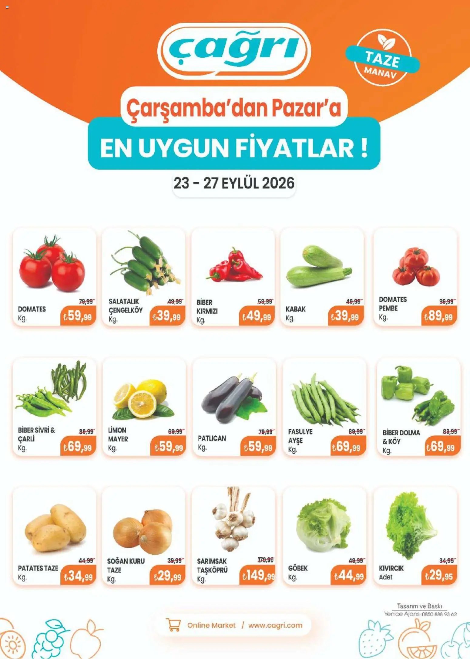 Çağrı Market - Manav Katalog