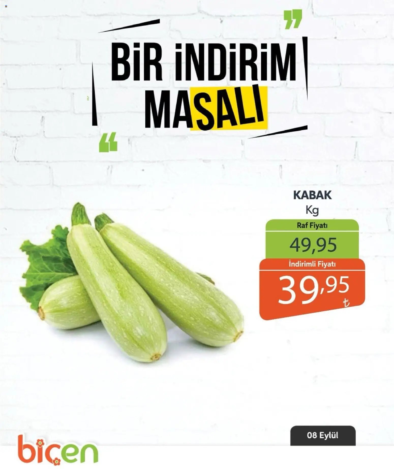 Biçen Market - Bir İndirim MaSalı - sebze