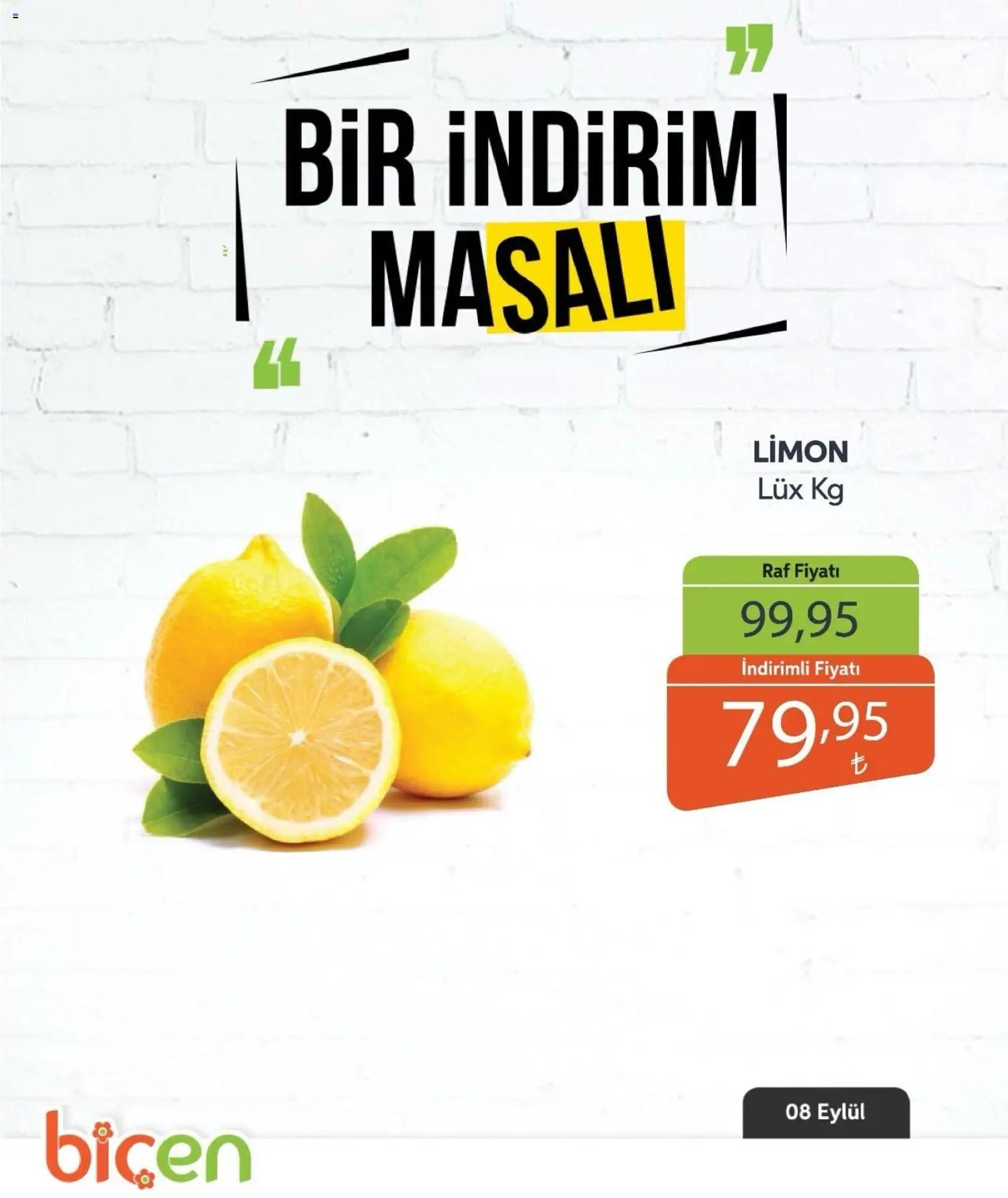 Biçen Market - Bir İndirim MaSalı - sebze