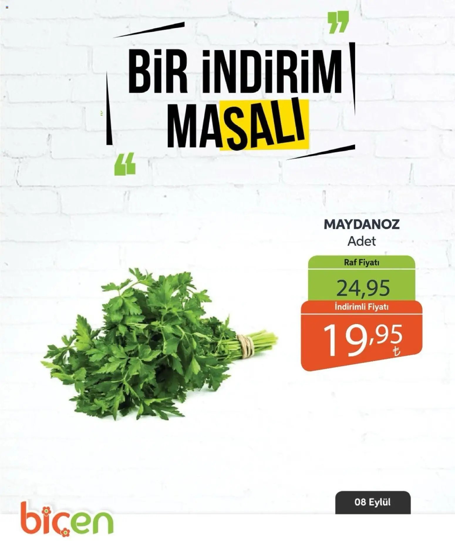 Biçen Market - Bir İndirim MaSalı - sebze