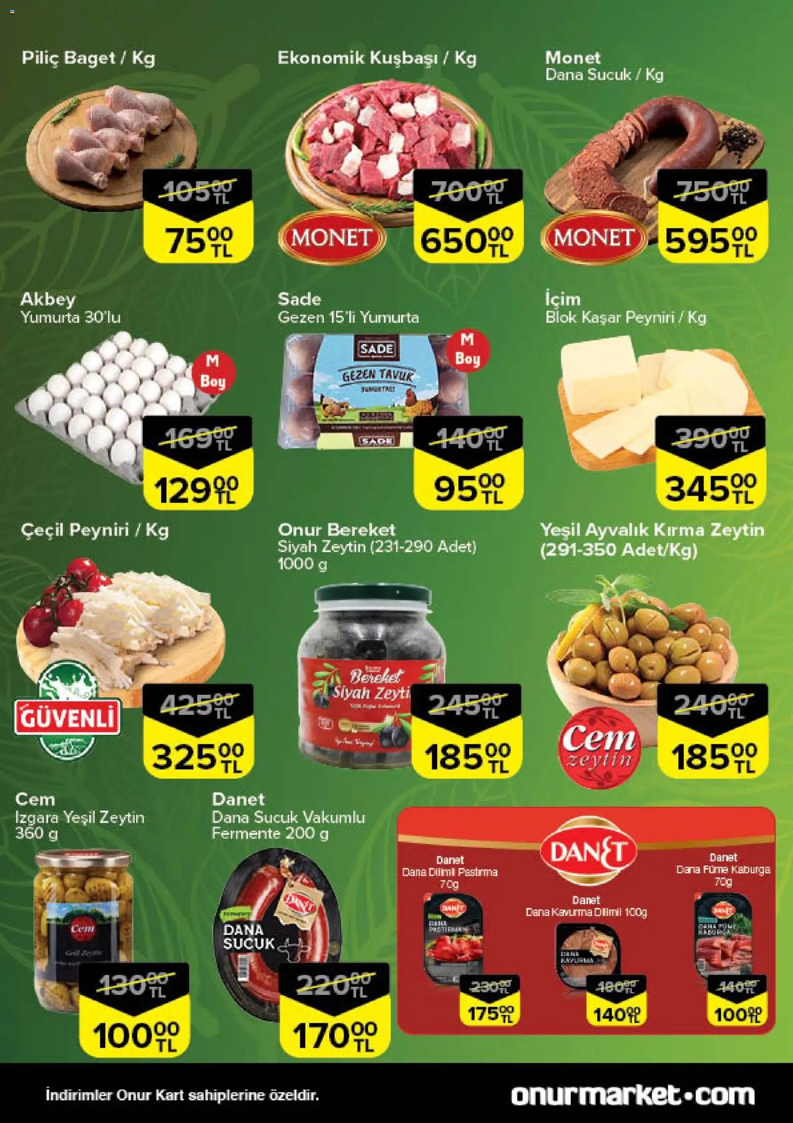 Onur Market Taze Ürünlerde İndirimler - Trakya