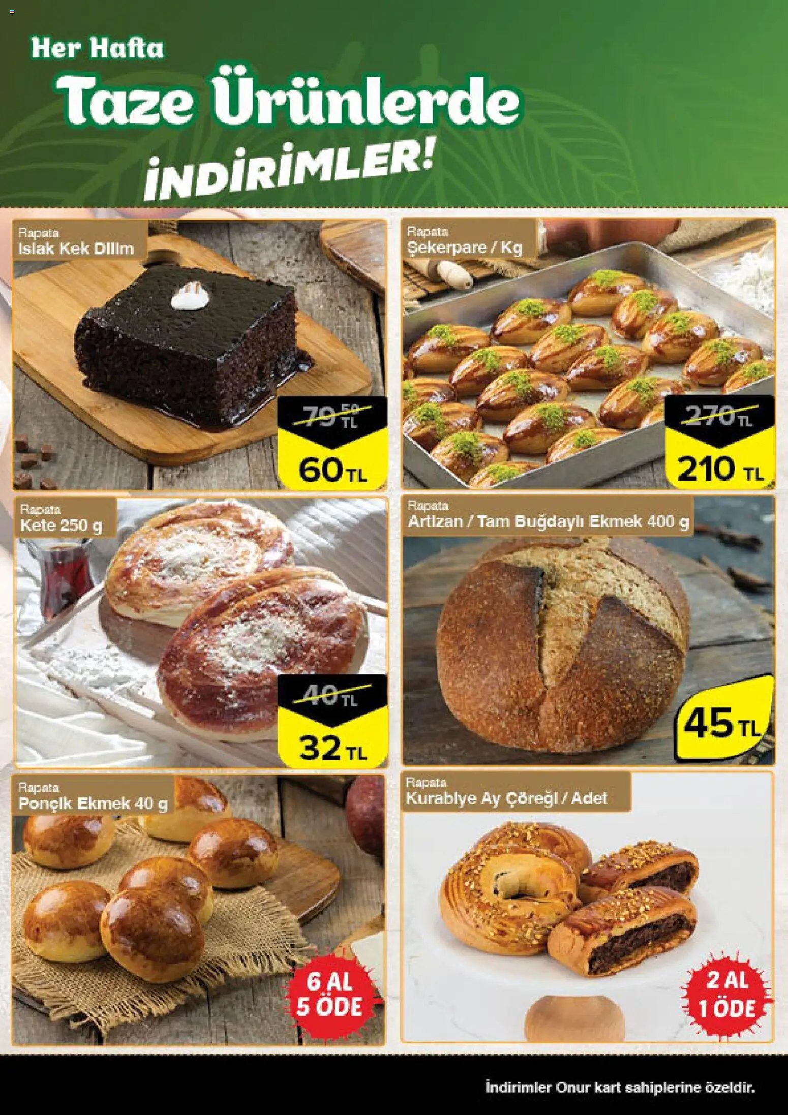 Onur Market - Taze Ürünlerde İndirimler - Bursa