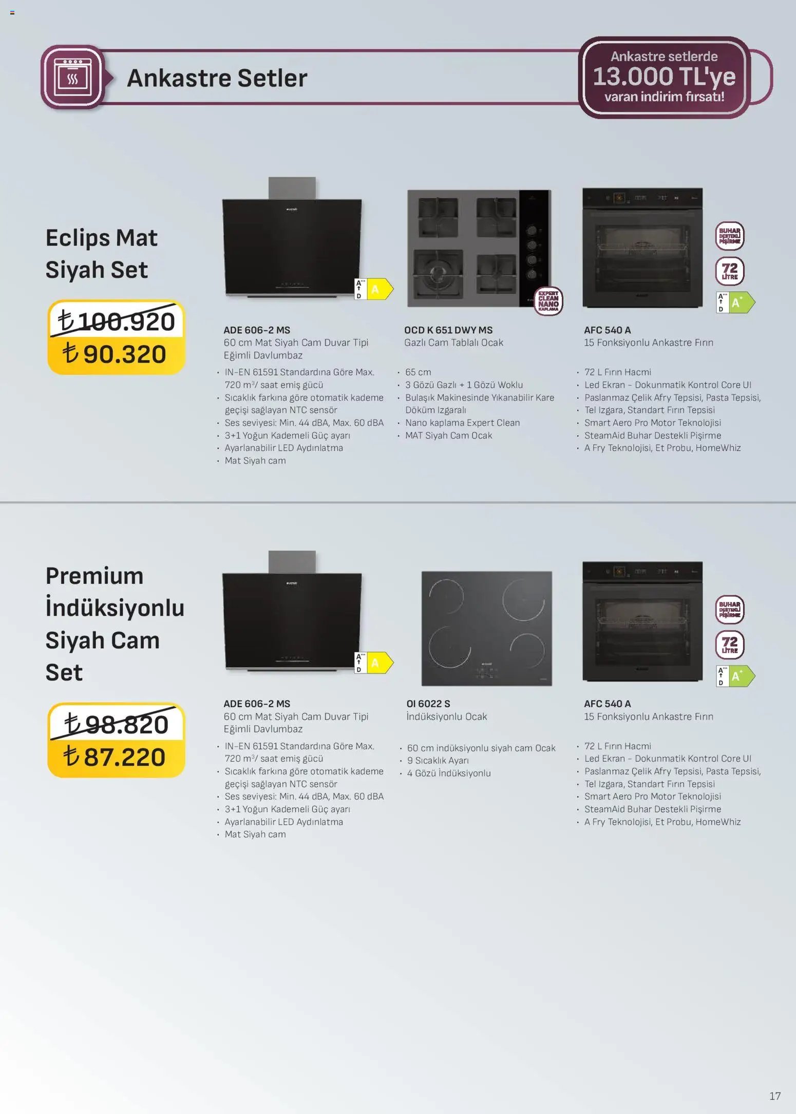 Arçelik - Ankastre Kataloğu