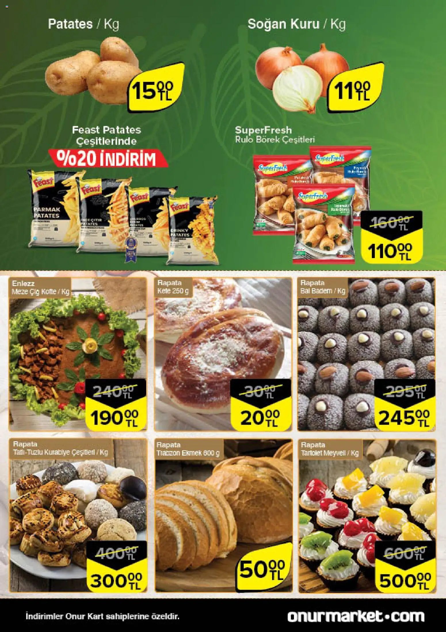 Onur Market Taze Ürünlerde İndirimler - İstanbul