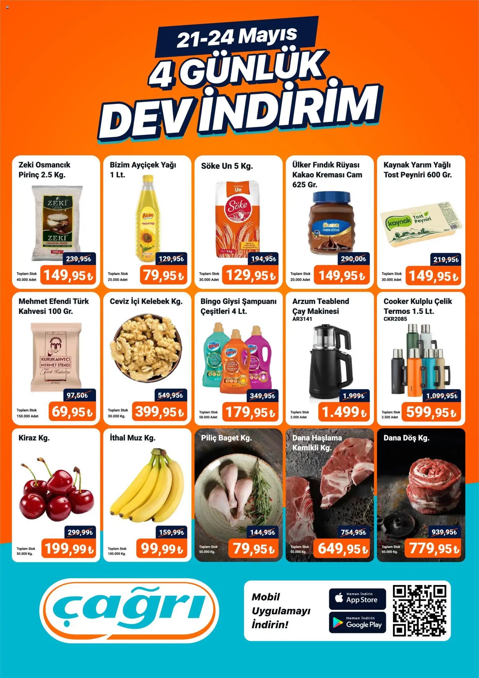 Çağrı Market - 4 Günlük Dev İndirim
