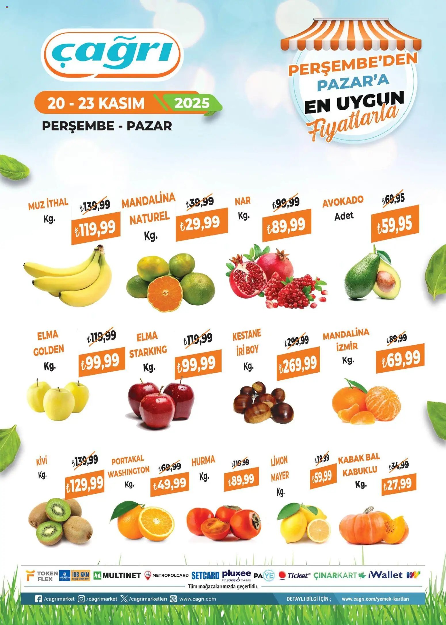 Çağrı Market Manav Katalog