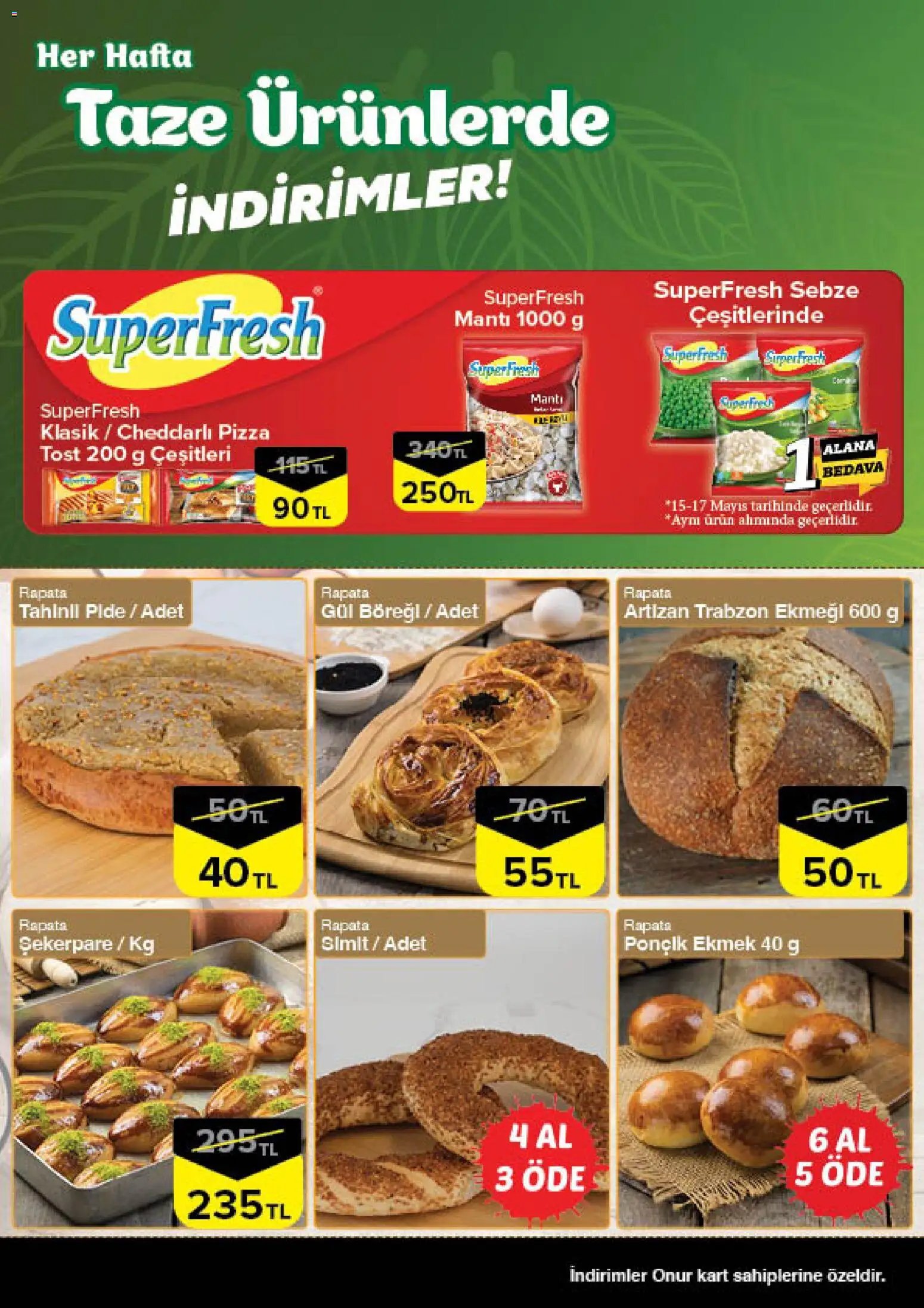 Onur Market - Taze Ürünlerde İndirimler - Bursa
