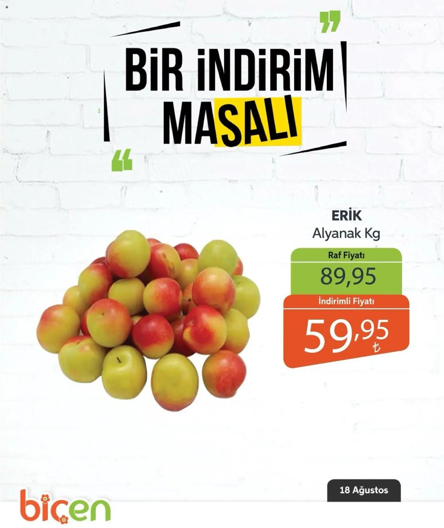 Biçen Market - Bir İndirim MaSalı - meyve