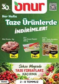 Onur Market - Taze Ürünlerde İndirimler