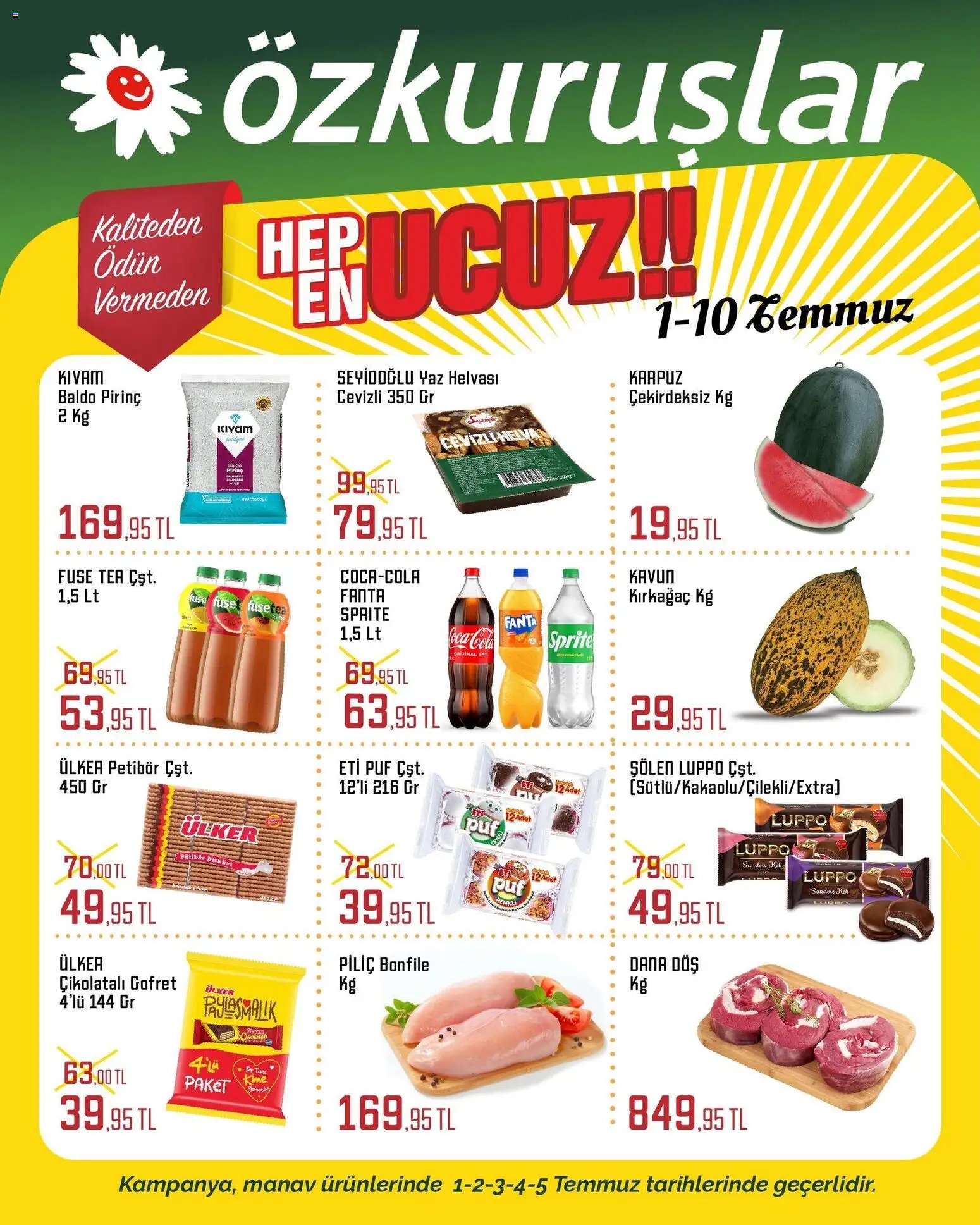 Özkuruşlar Katalog Temmuz Fırsatları