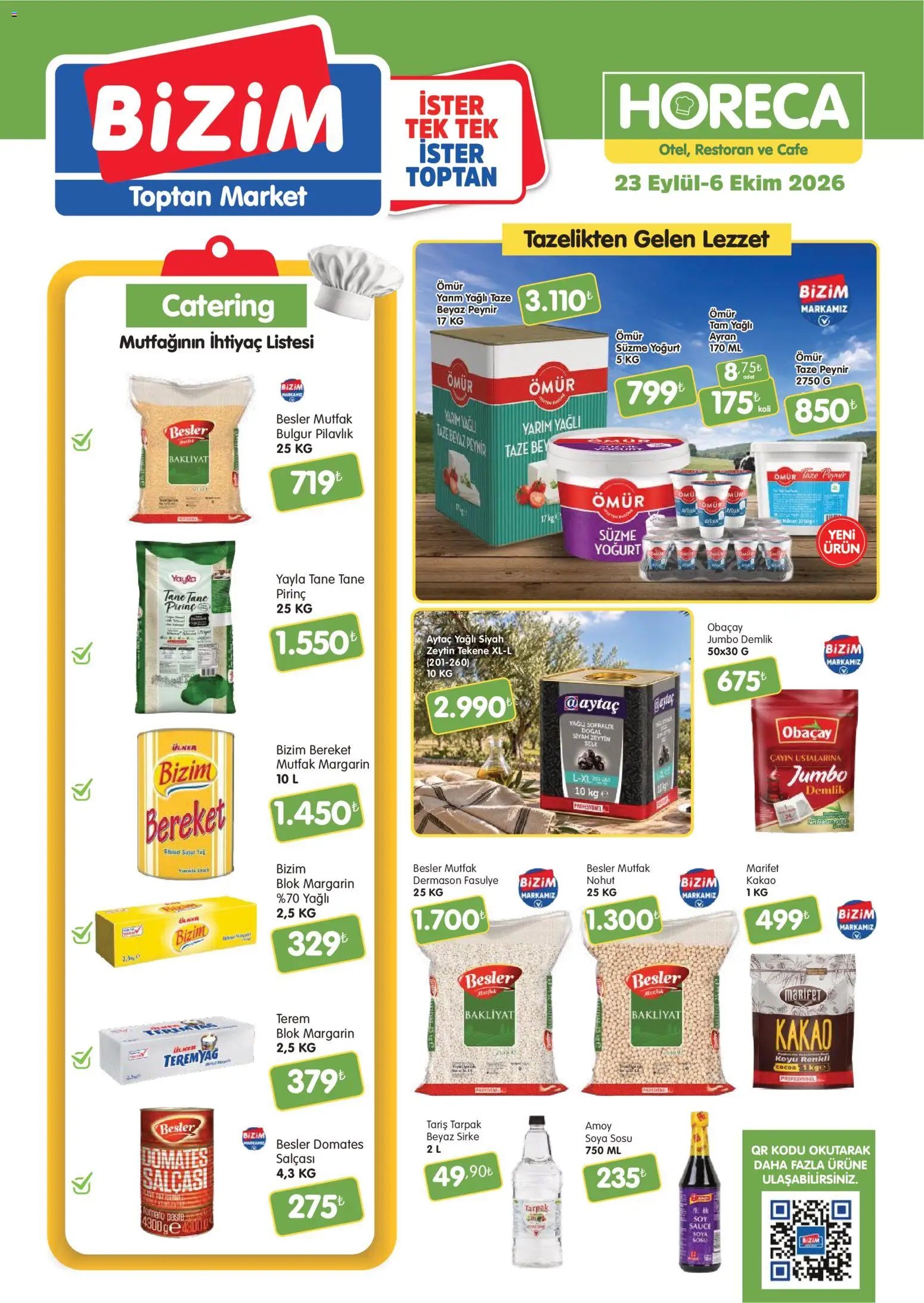 Bizim Toptan - Horeca kataloğu