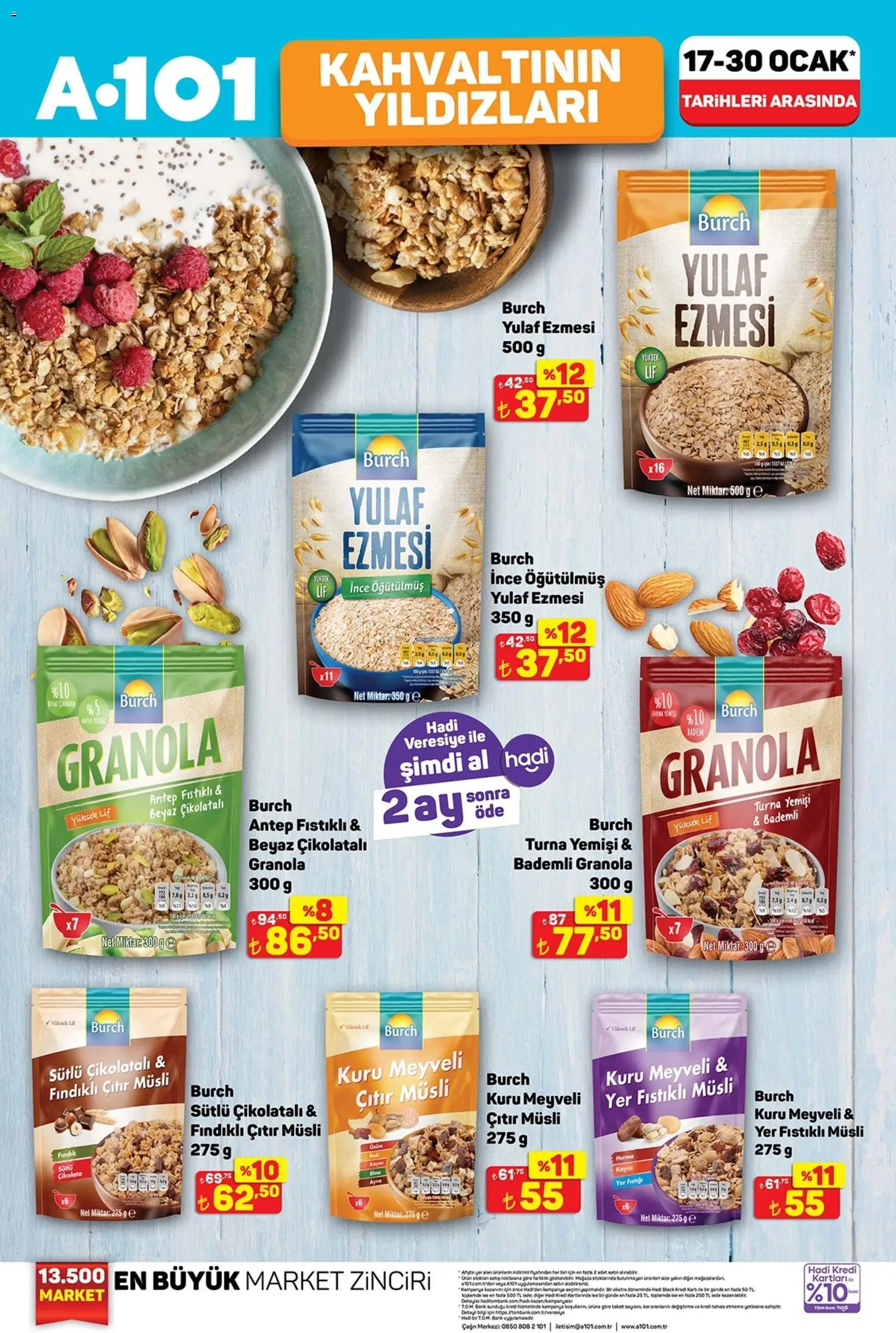 A101 Kahvaltının yıldızları