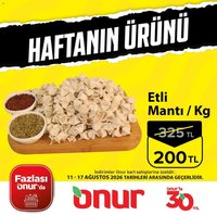 Onur Market - Haftanın Ürünü