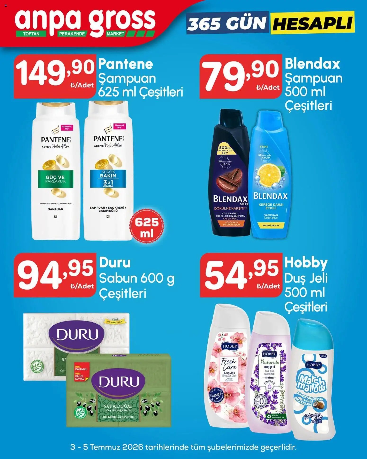 Anpa Gross Bakım ürünlerinde indirim