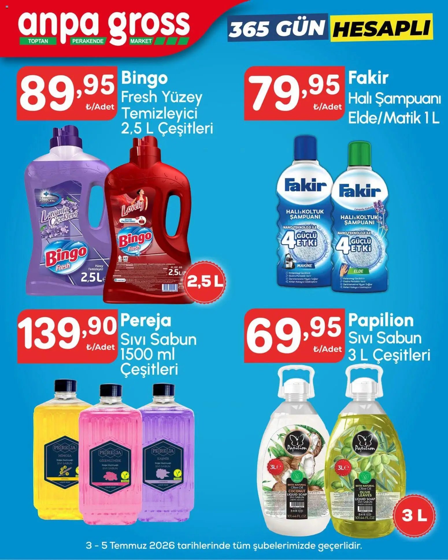 Anpa Gross Bakım ürünlerinde indirim