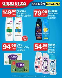 Anpa Gross Bakım ürünlerinde indirim
