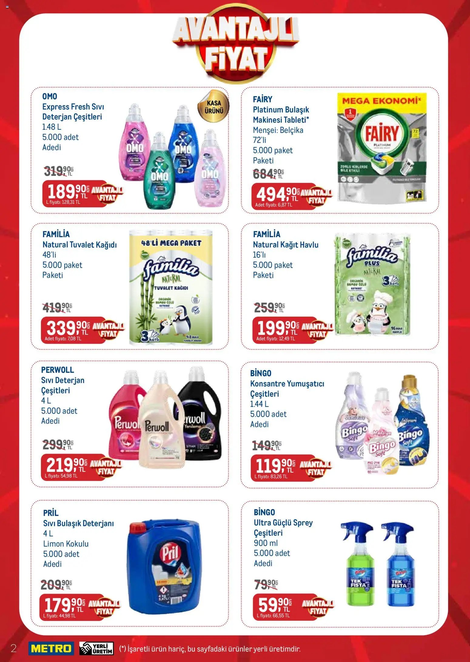 Metro - Temizlik | Kişisel bakım