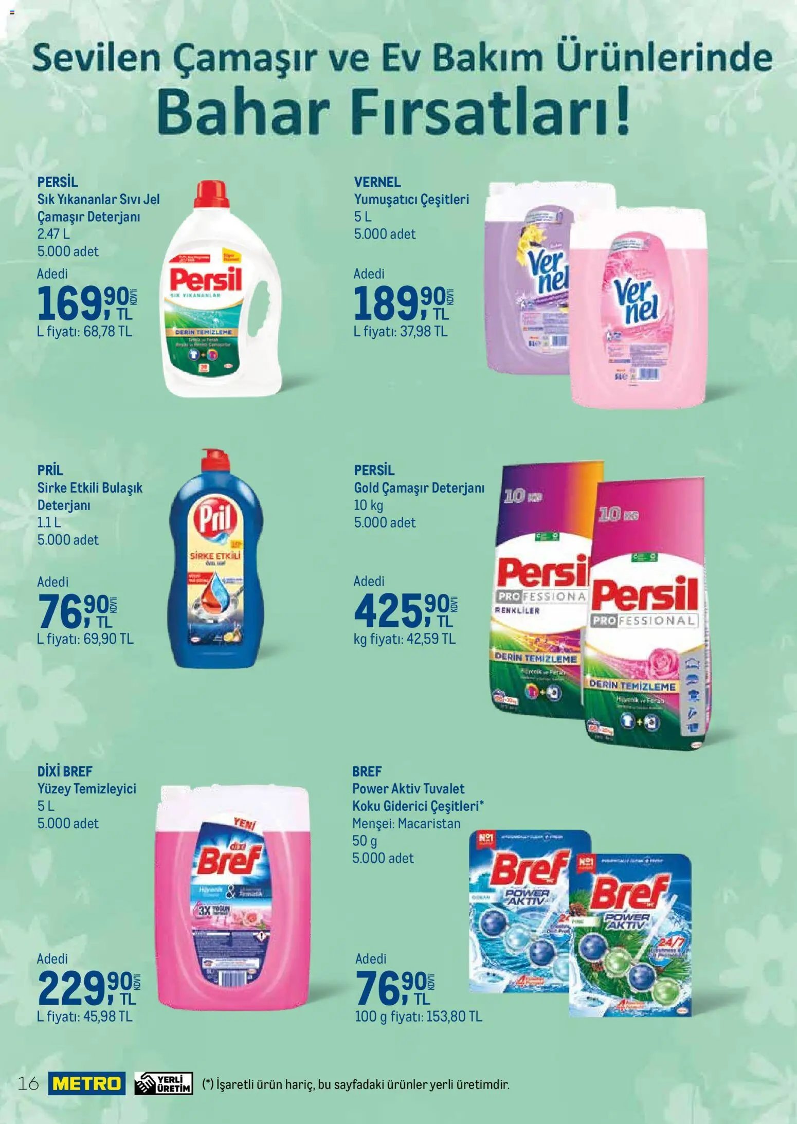 Metro - Temizlik | Kişisel bakım