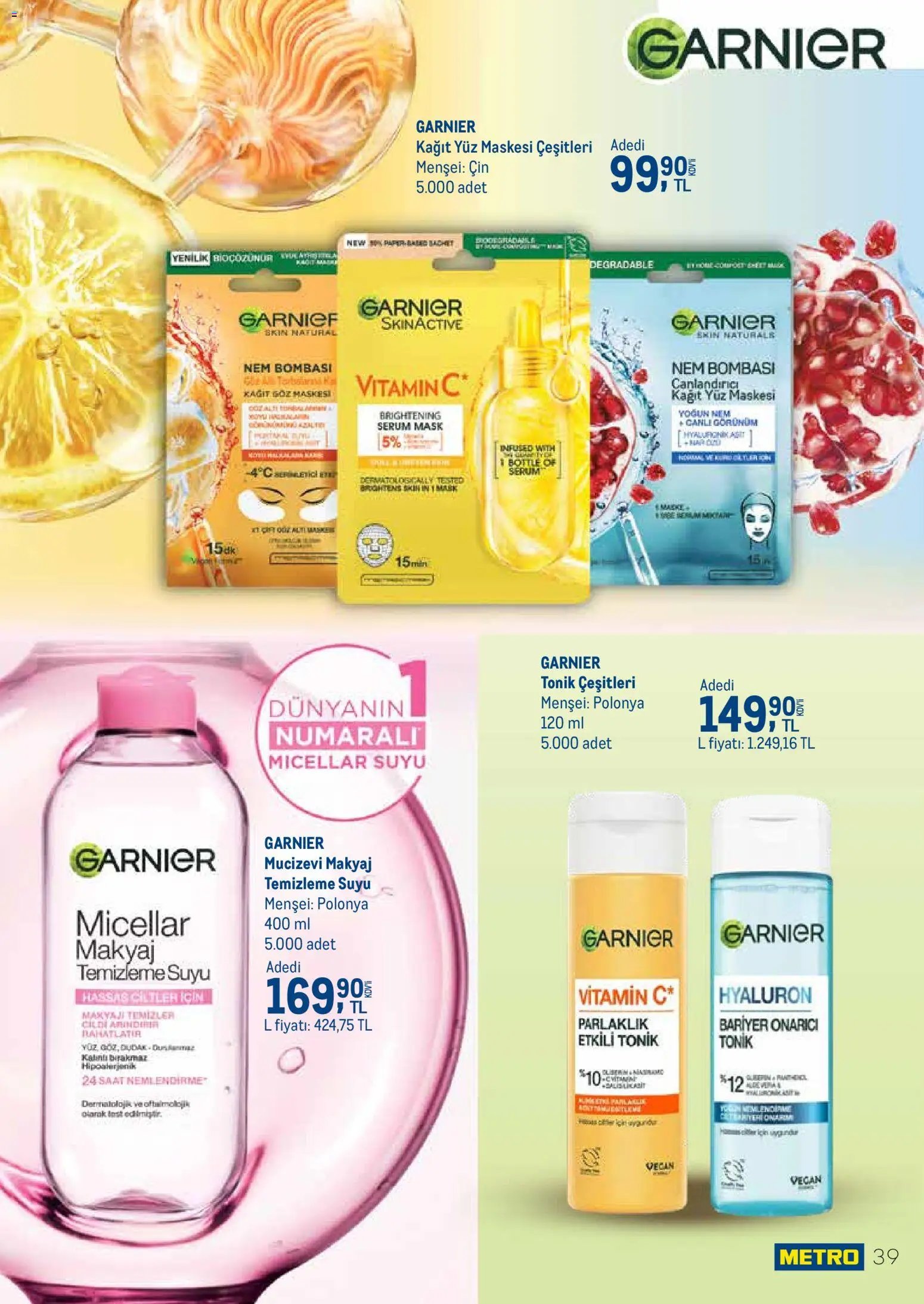 Metro - Temizlik | Kişisel bakım