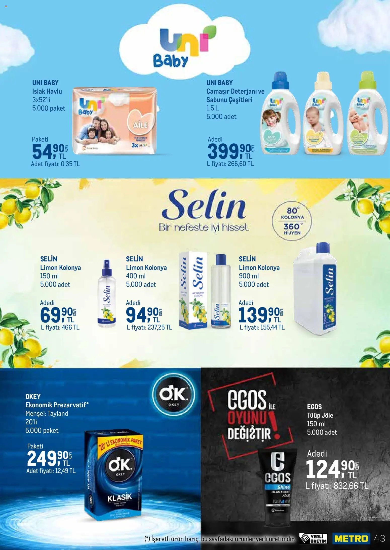 Metro - Temizlik | Kişisel bakım