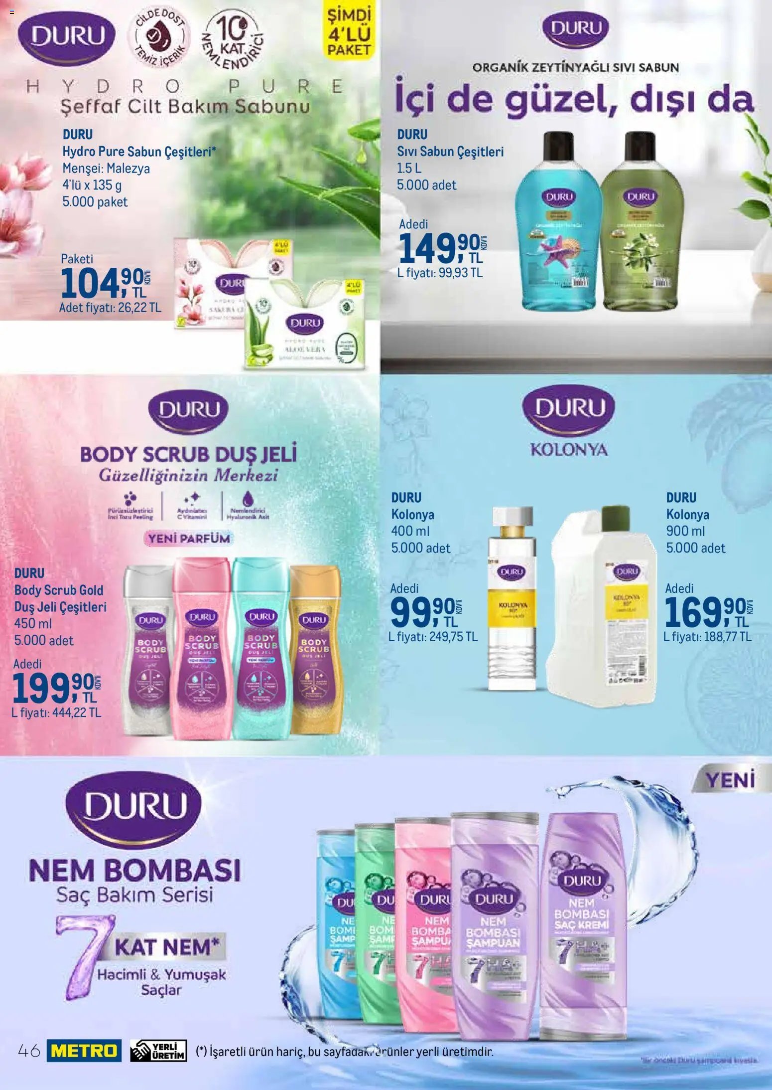 Metro - Temizlik | Kişisel bakım