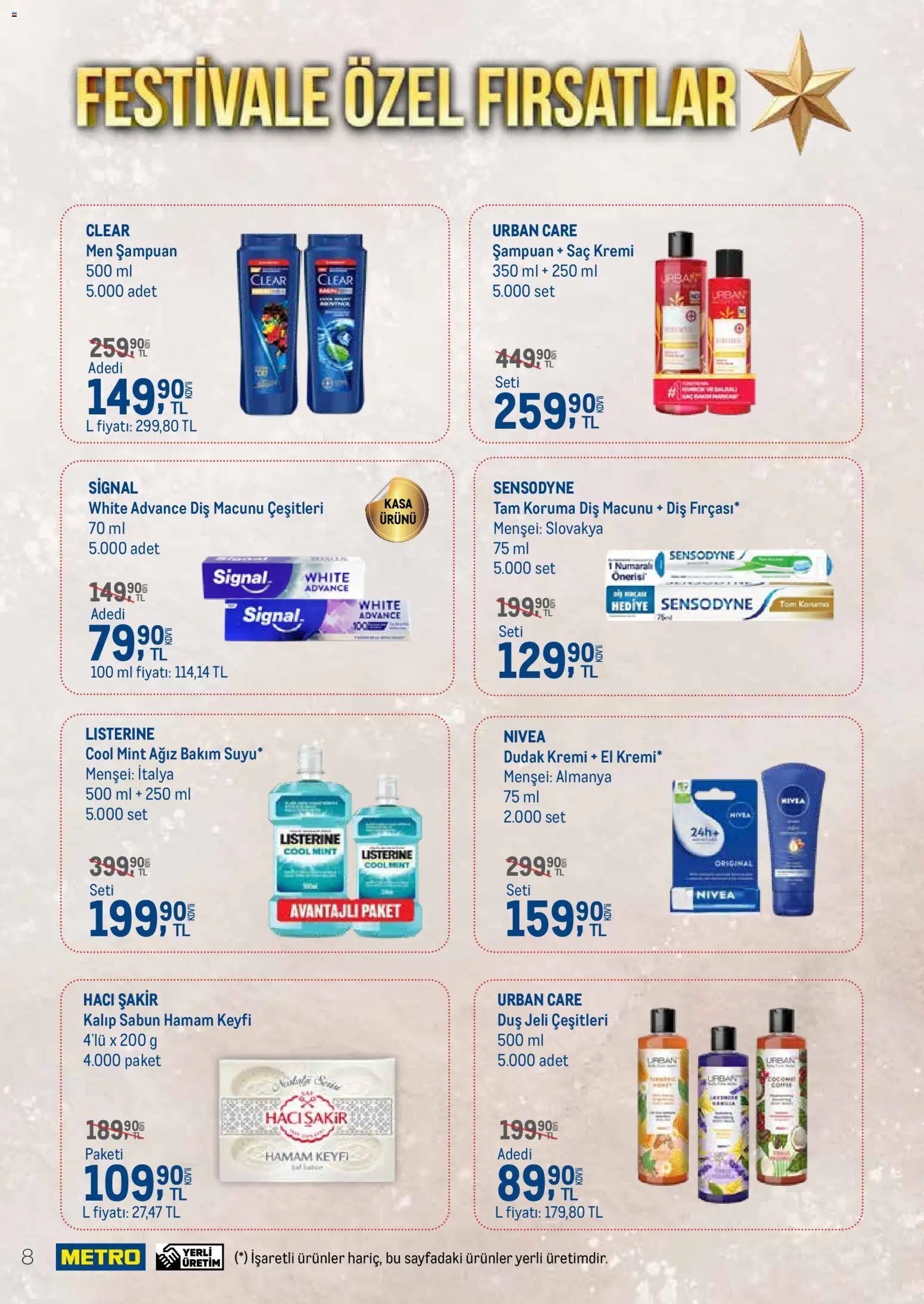 Metro - Temizlik | Kişisel bakım