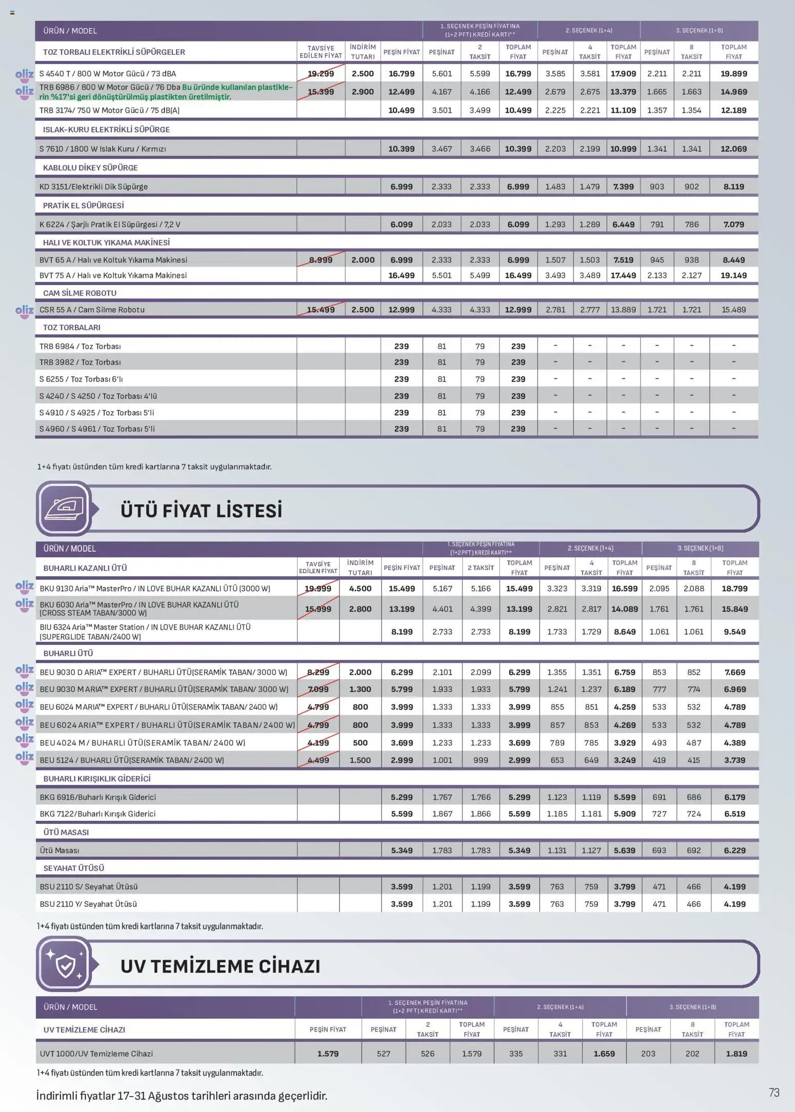 Arçelik Katalog