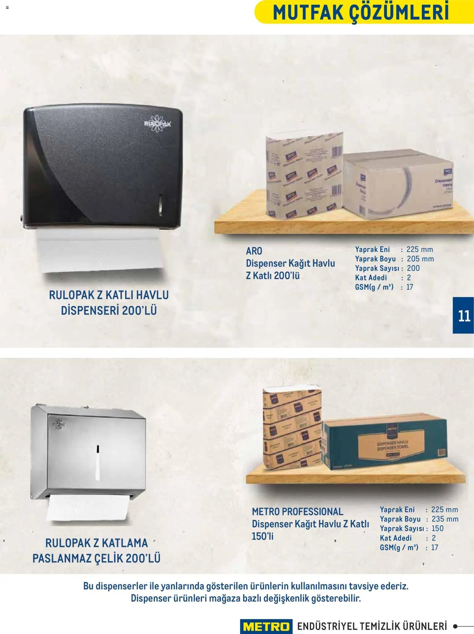 Metro - Endüstriyel Temizlik Ürünleri