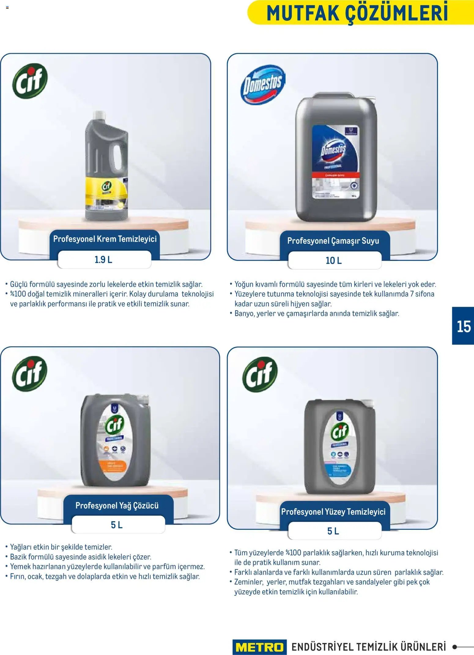 Metro - Endüstriyel Temizlik Ürünleri