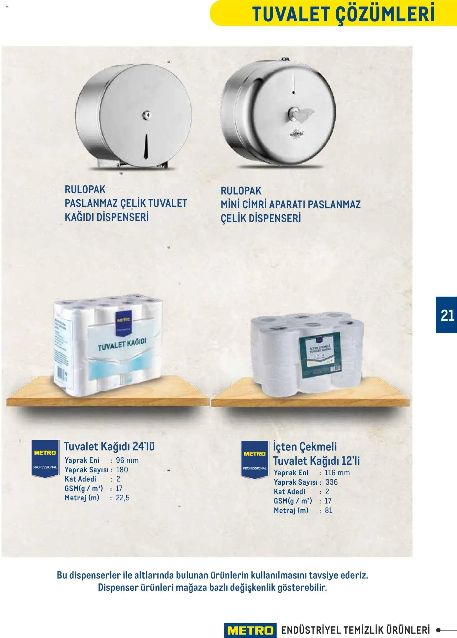 Metro - Endüstriyel Temizlik Ürünleri