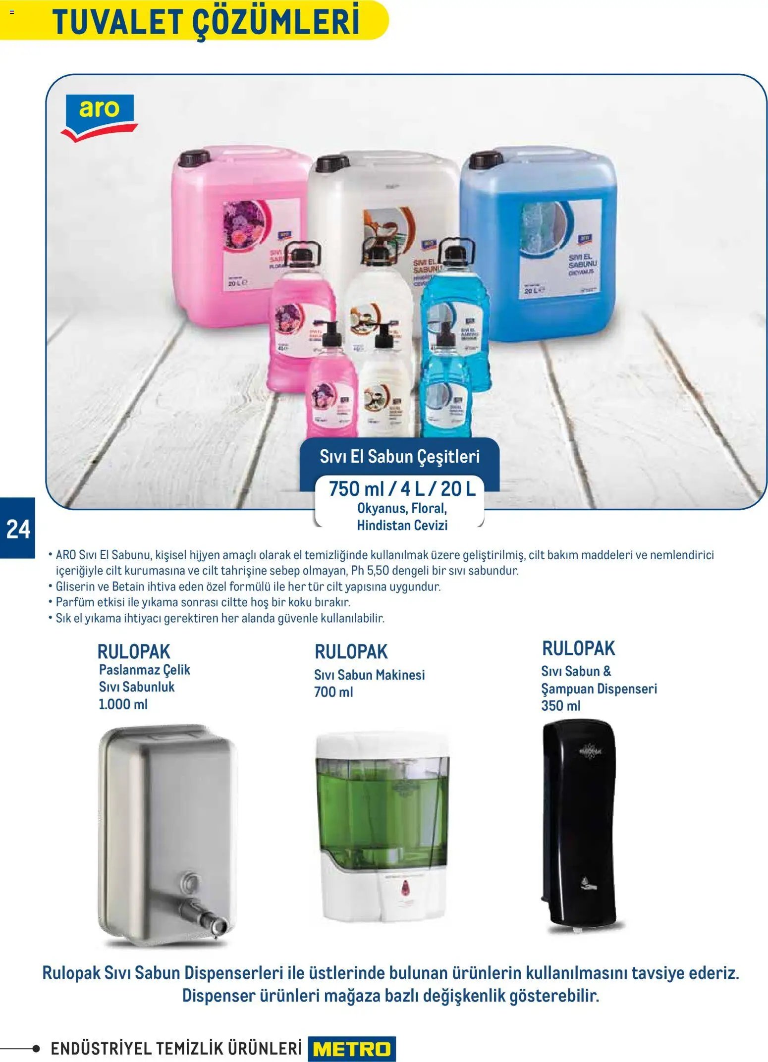 Metro - Endüstriyel Temizlik Ürünleri