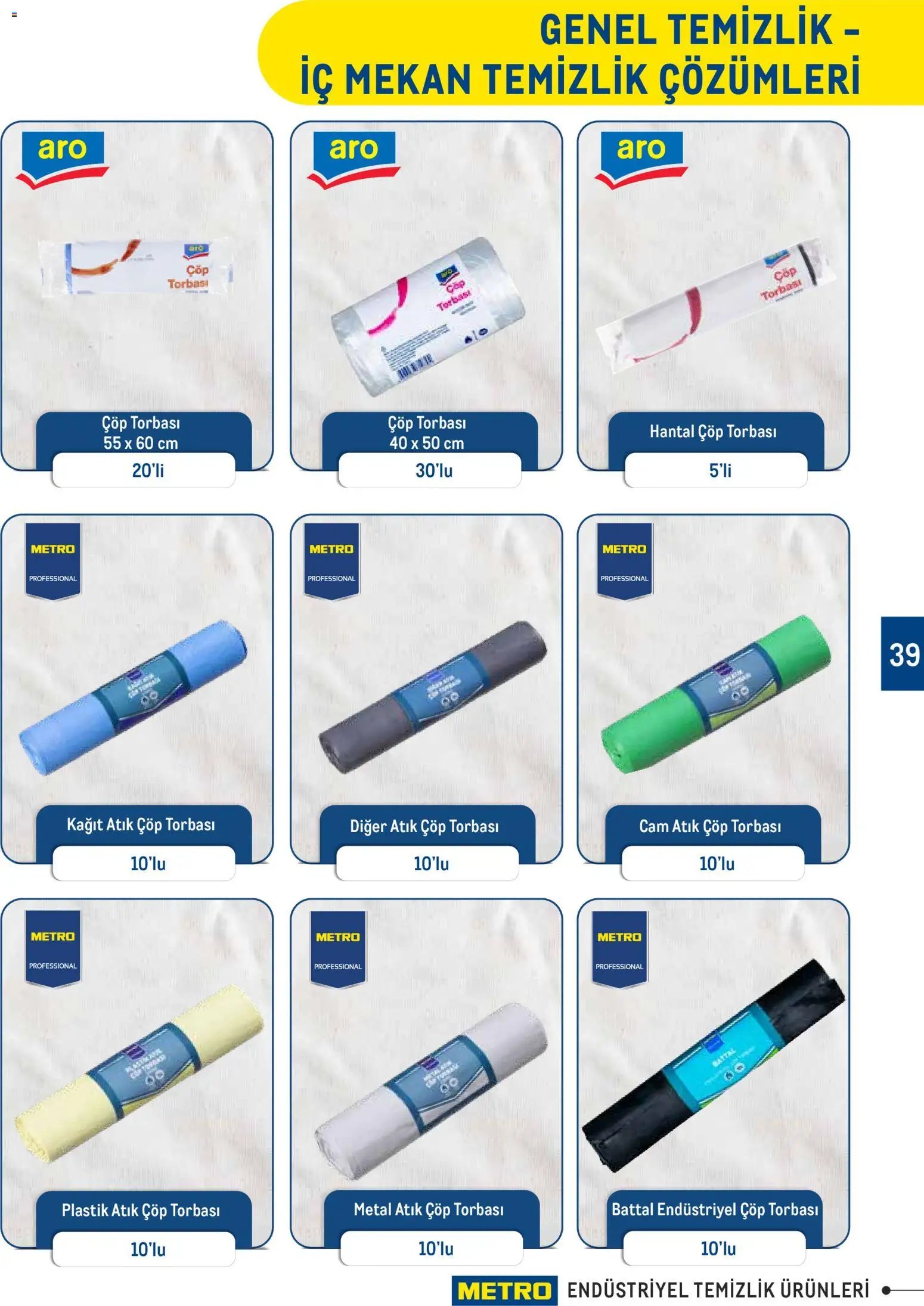 Metro - Endüstriyel Temizlik Ürünleri