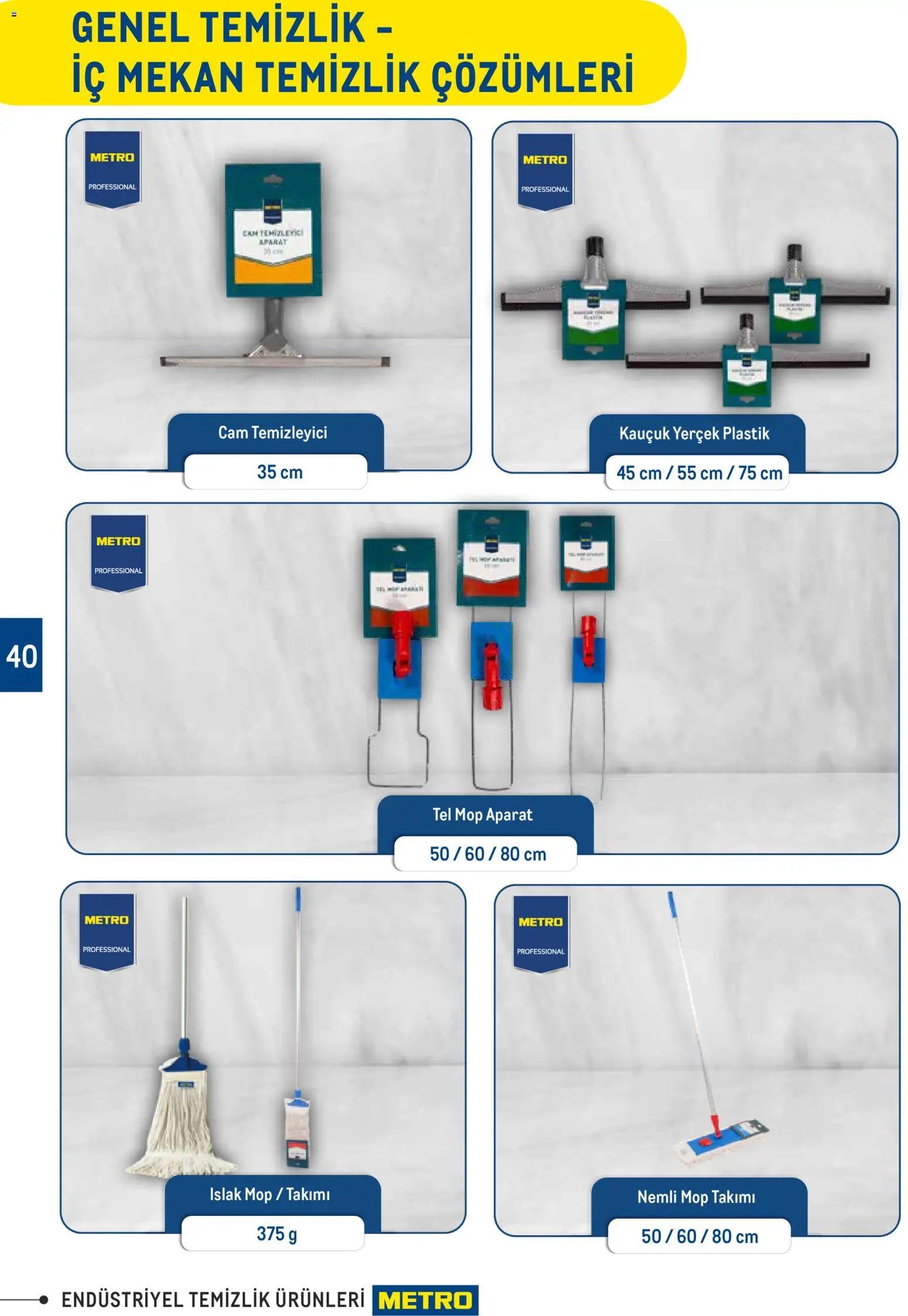 Metro - Endüstriyel Temizlik Ürünleri