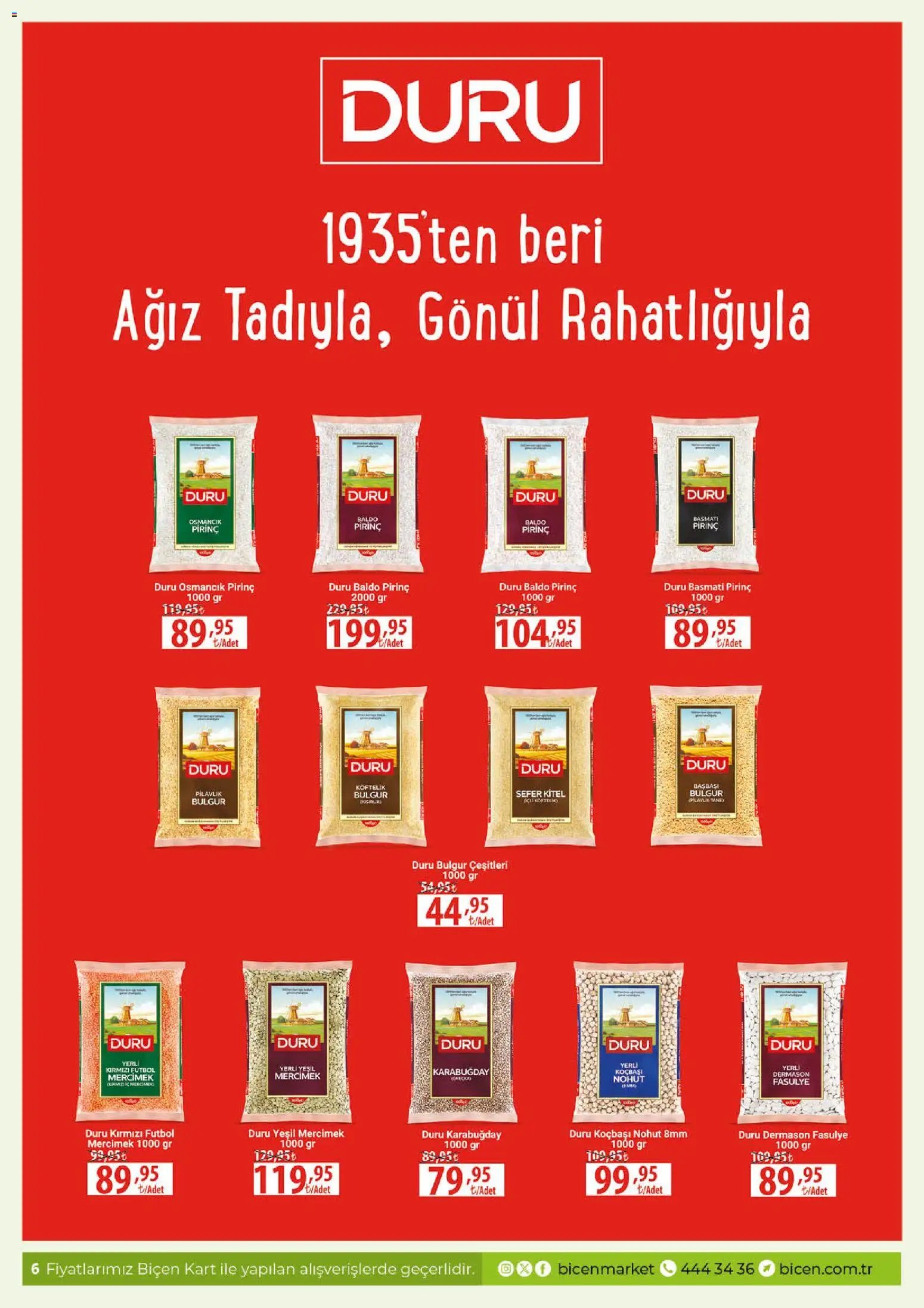 Biçen Market Katalog