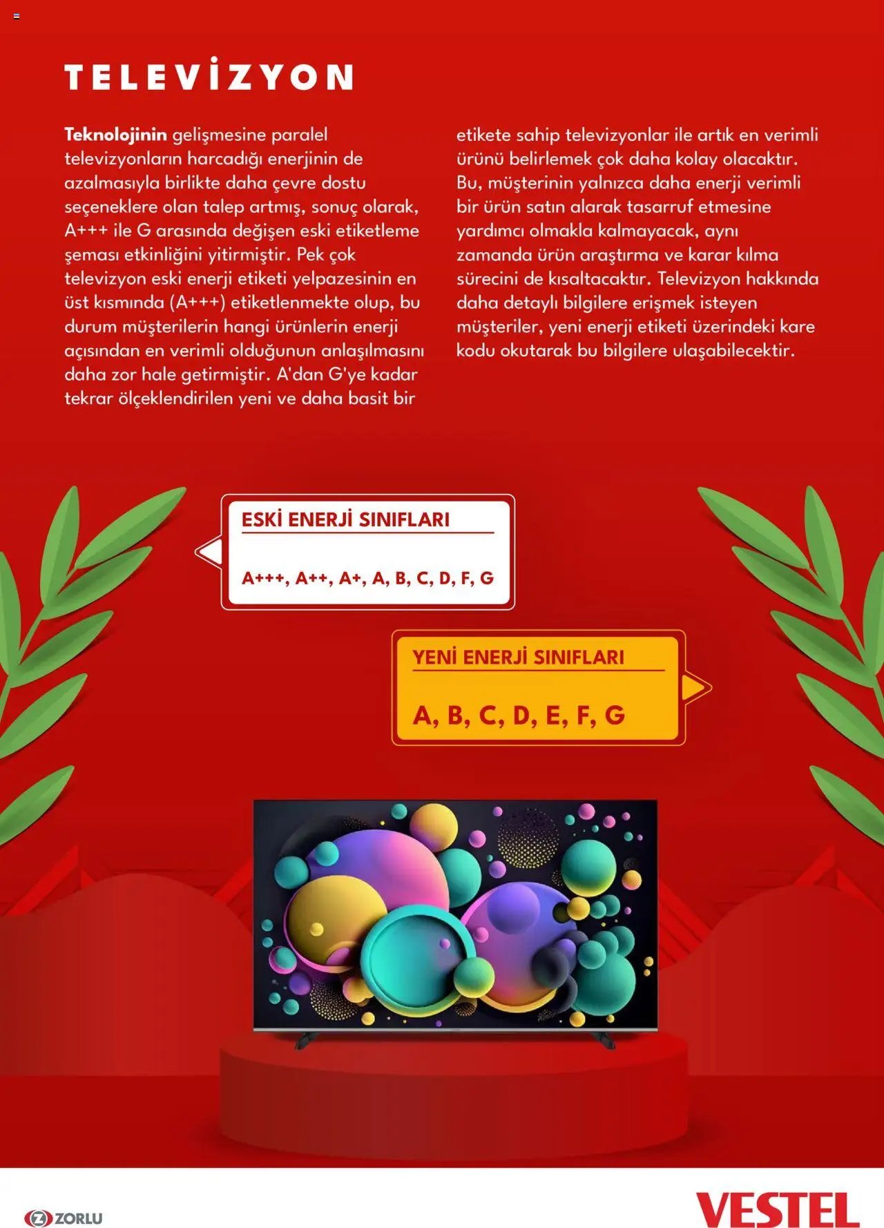 Vestel - Enerji Sınıfı Broşür