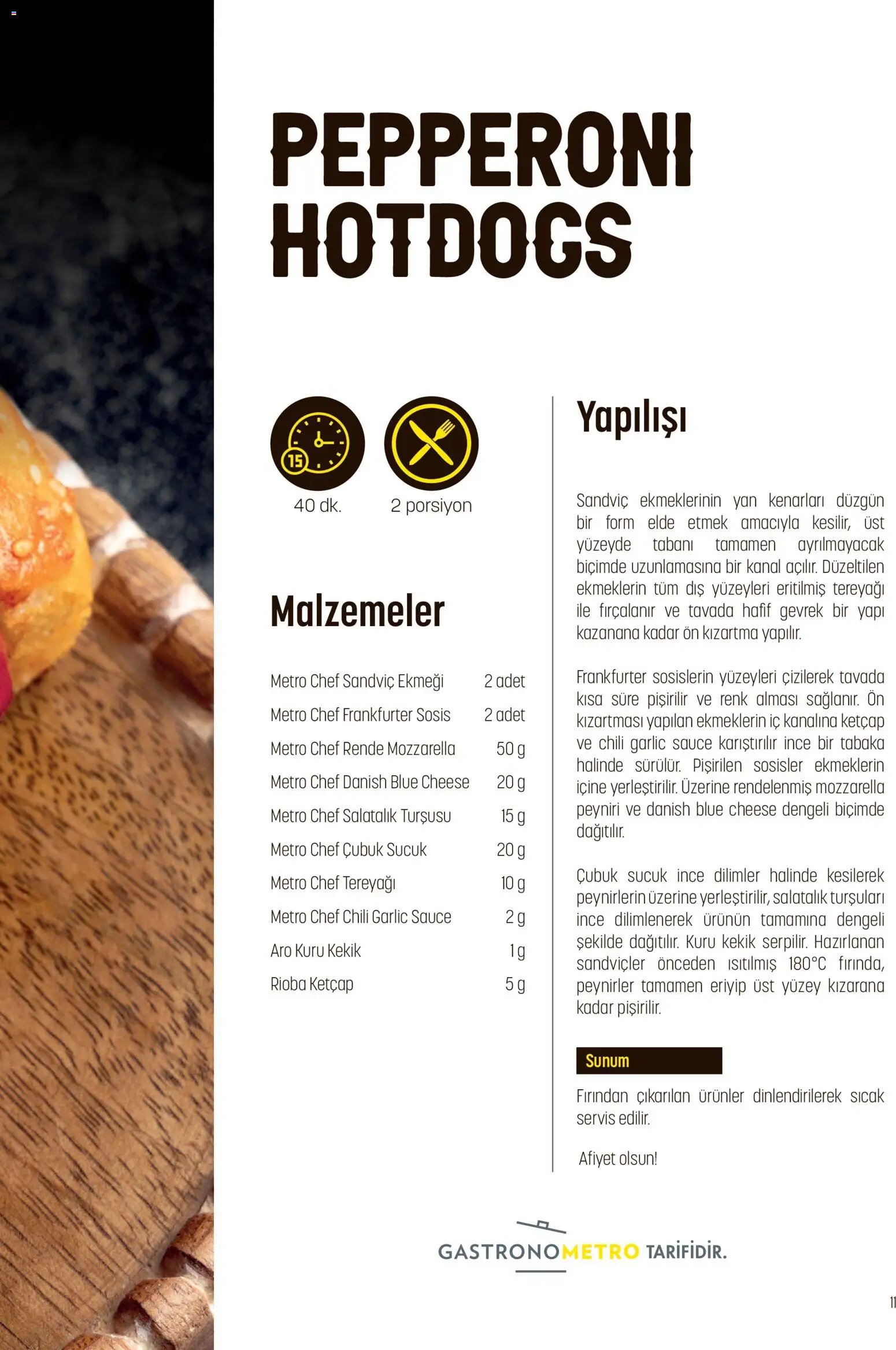 Metro - Fast Food Kataloğu